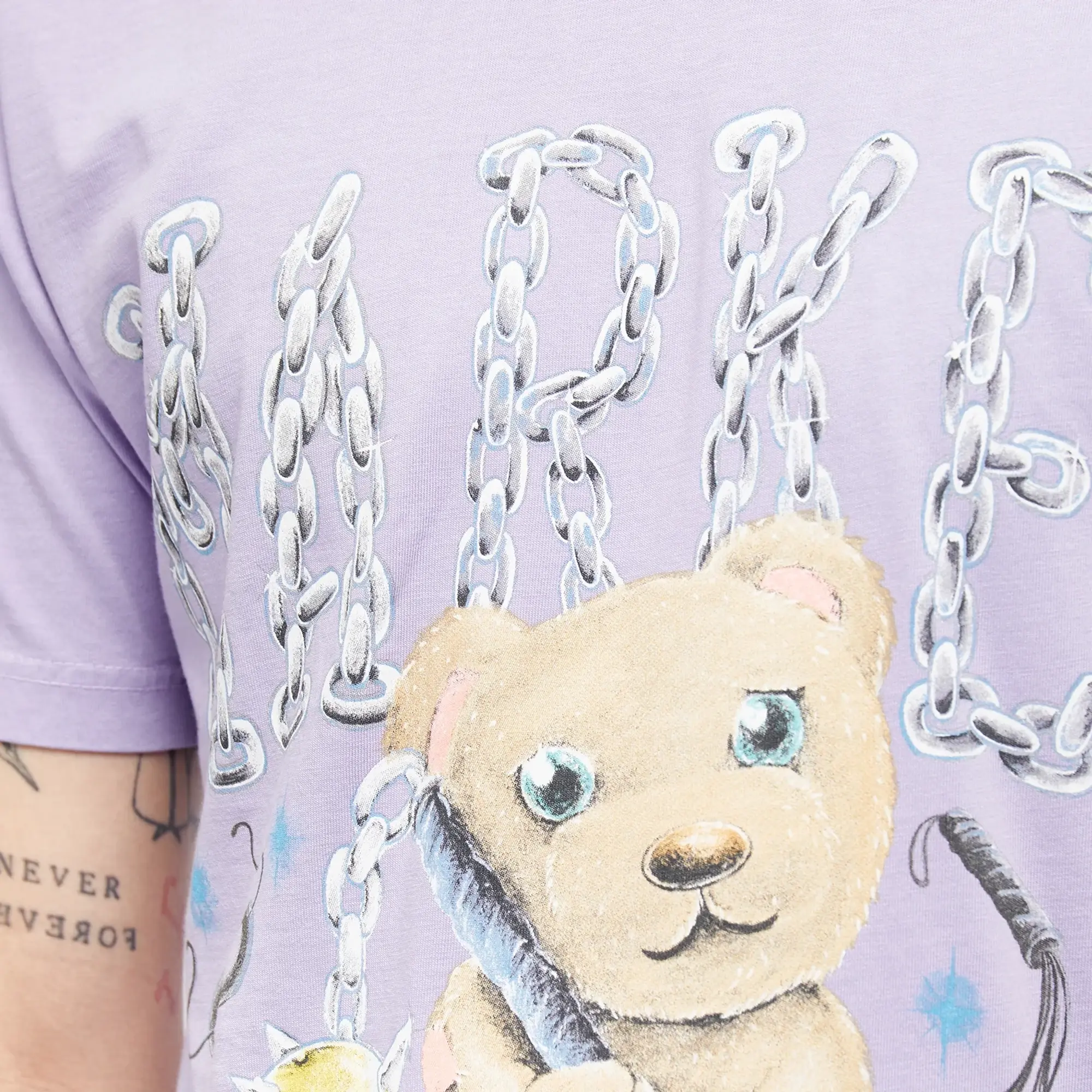 MARKET Men's Soft Core Bear T-Shirt Orchid