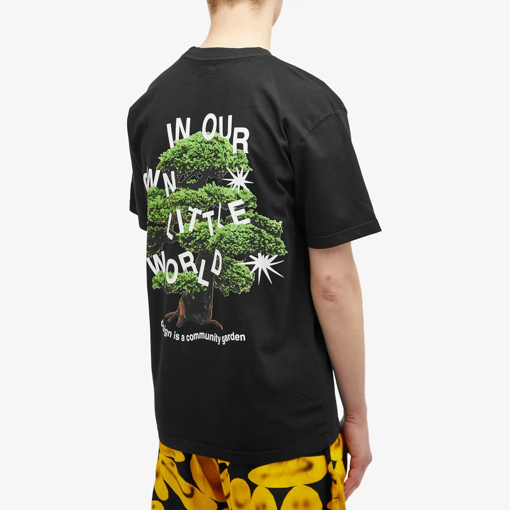 MARKET Men's Community Garden T-Shirt Washed Black