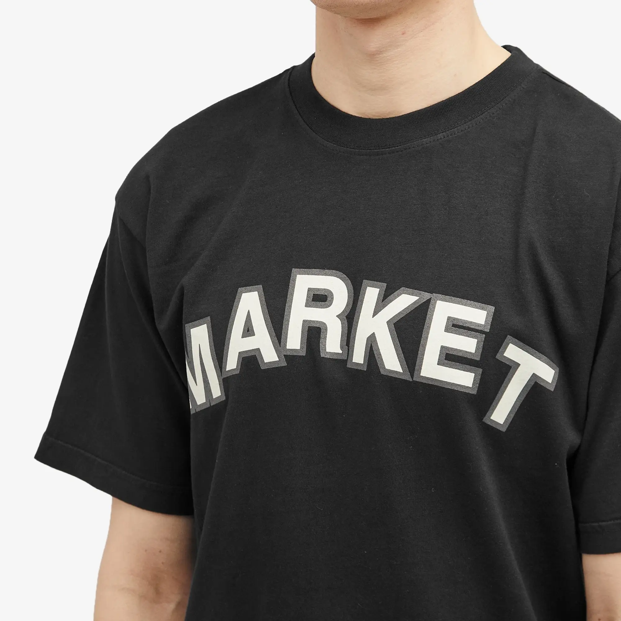 MARKET Men's Community Garden T-Shirt Washed Black