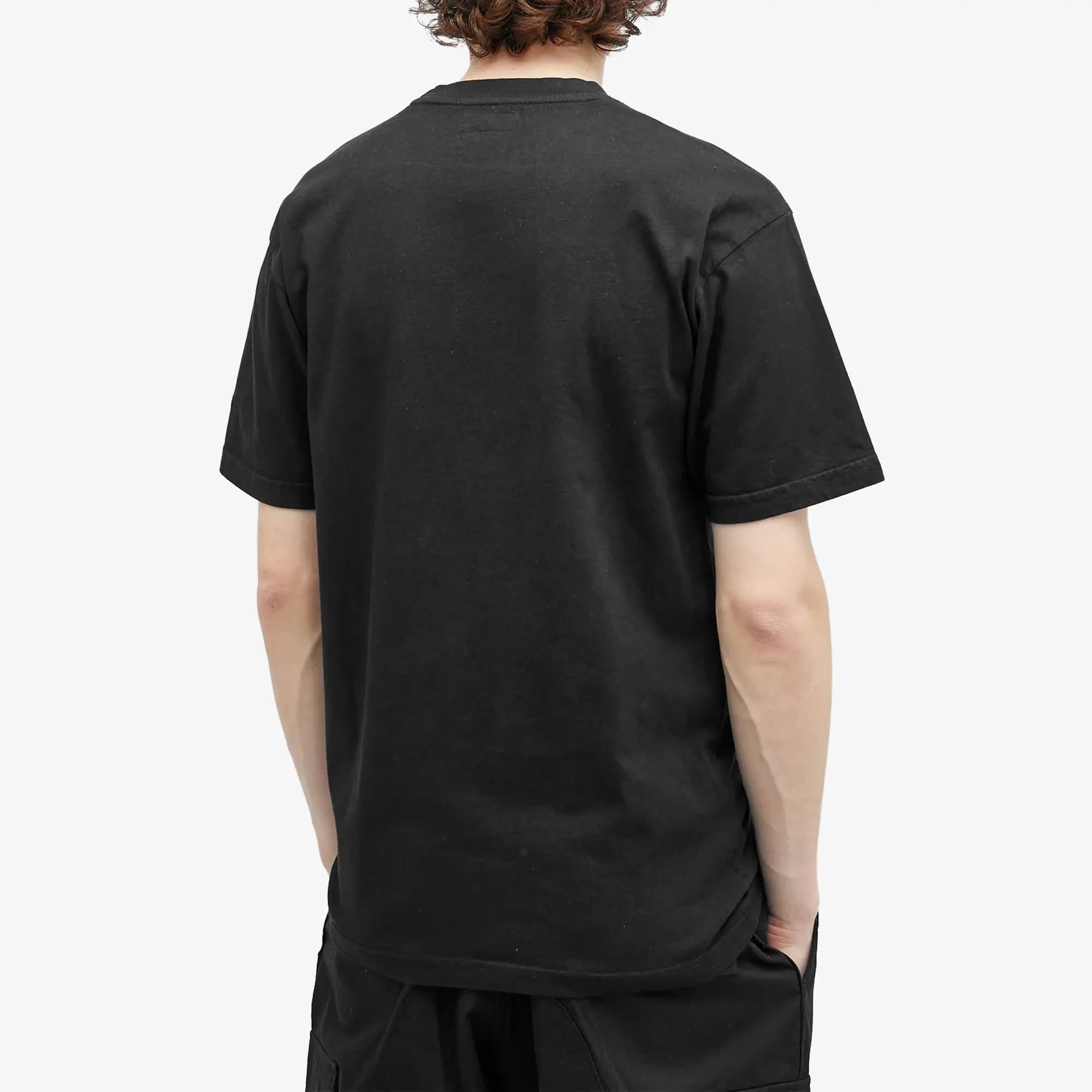 MARKET Men's Smiley Out of Body T-Shirt Washed Black