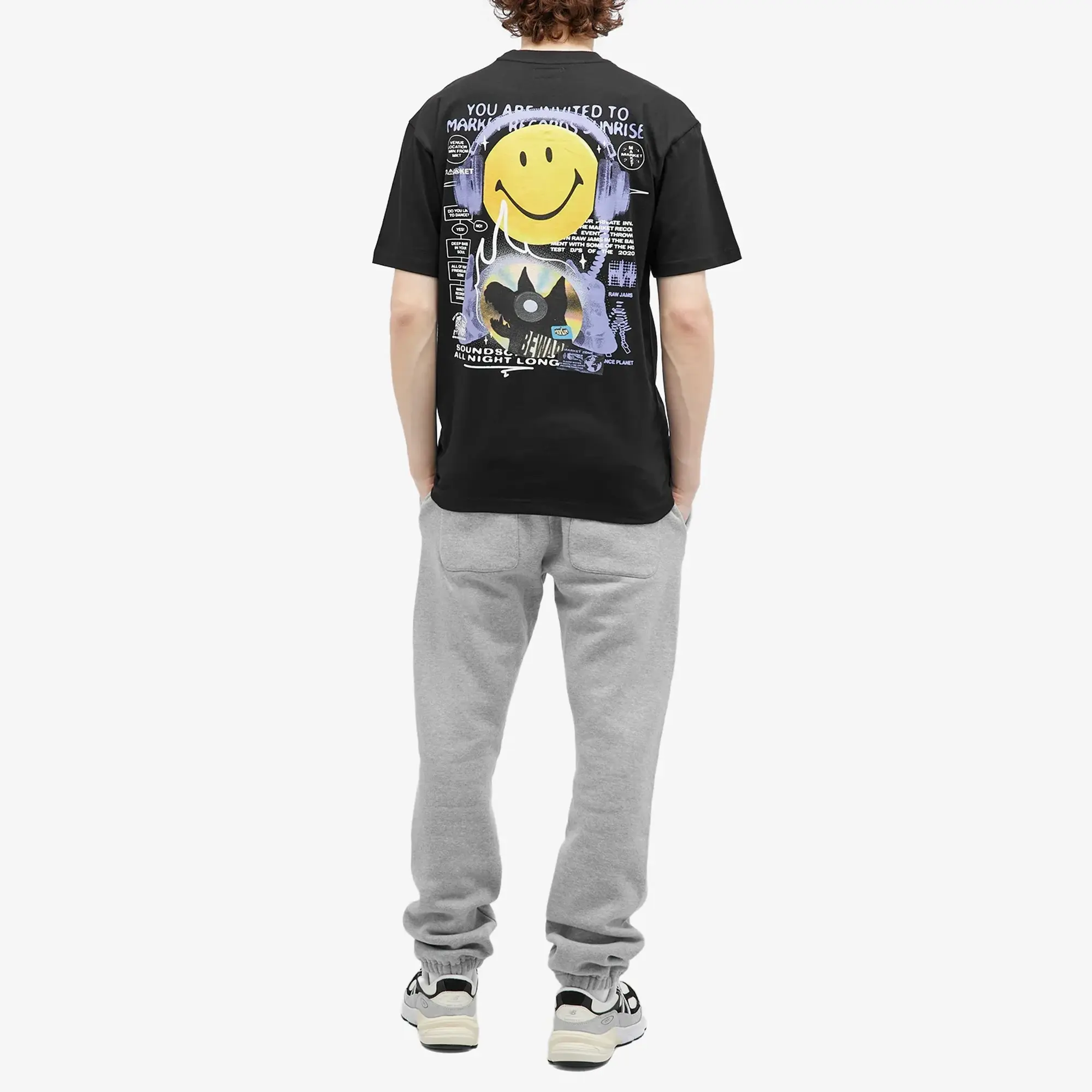 MARKET Men's Smiley Afterhours T-Shirt Black