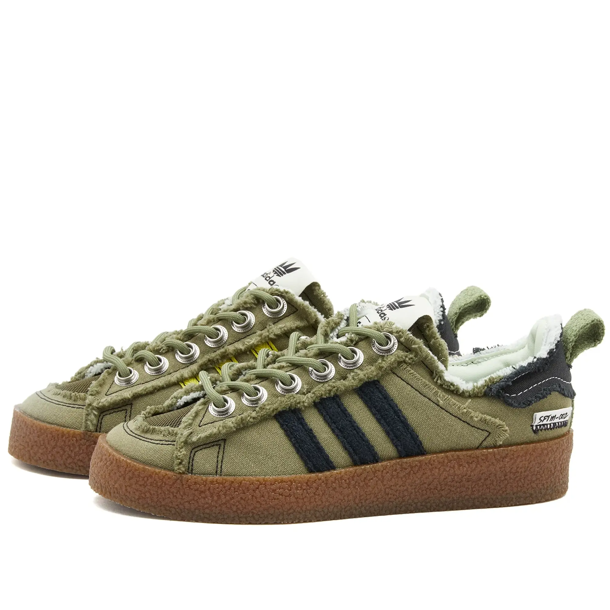 Adidas x SFTM Campus 80s Olive/Black/Gum