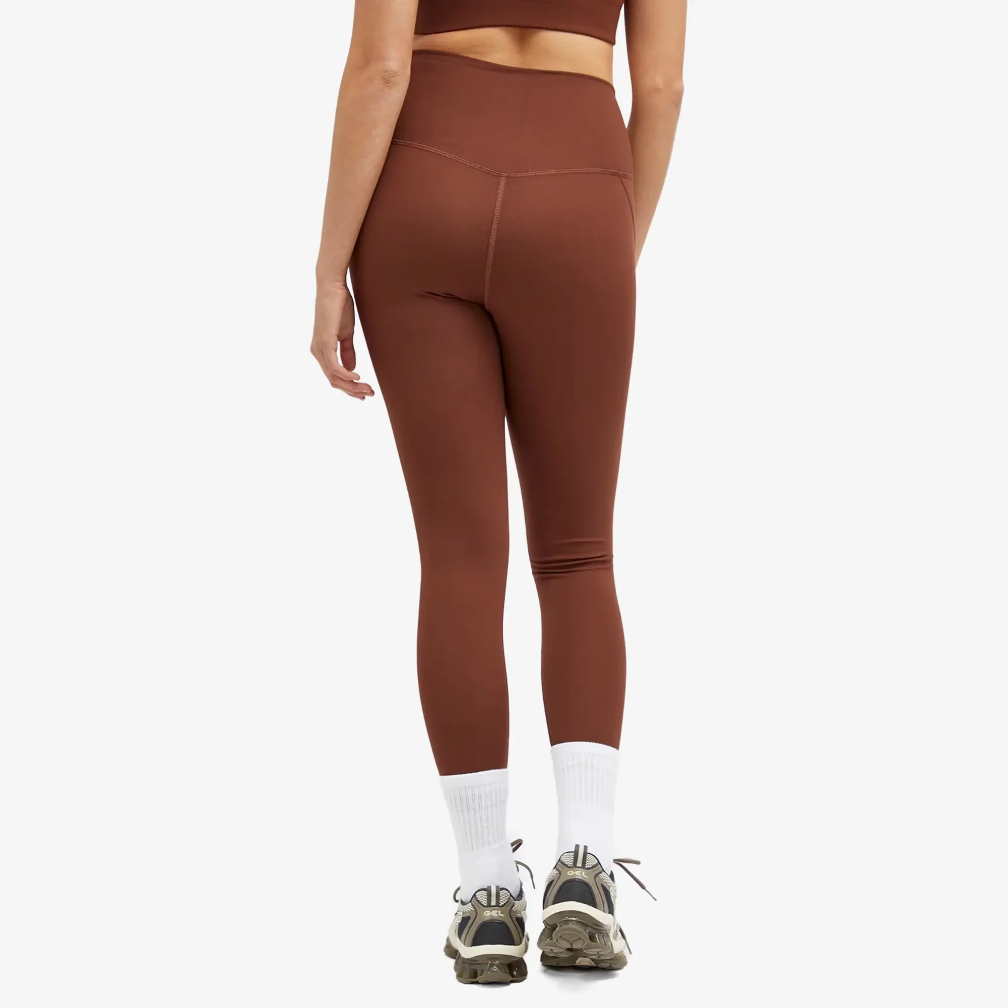 Girlfriend Collective Women's Compressive High-Rise 7/8 Leggings Earth