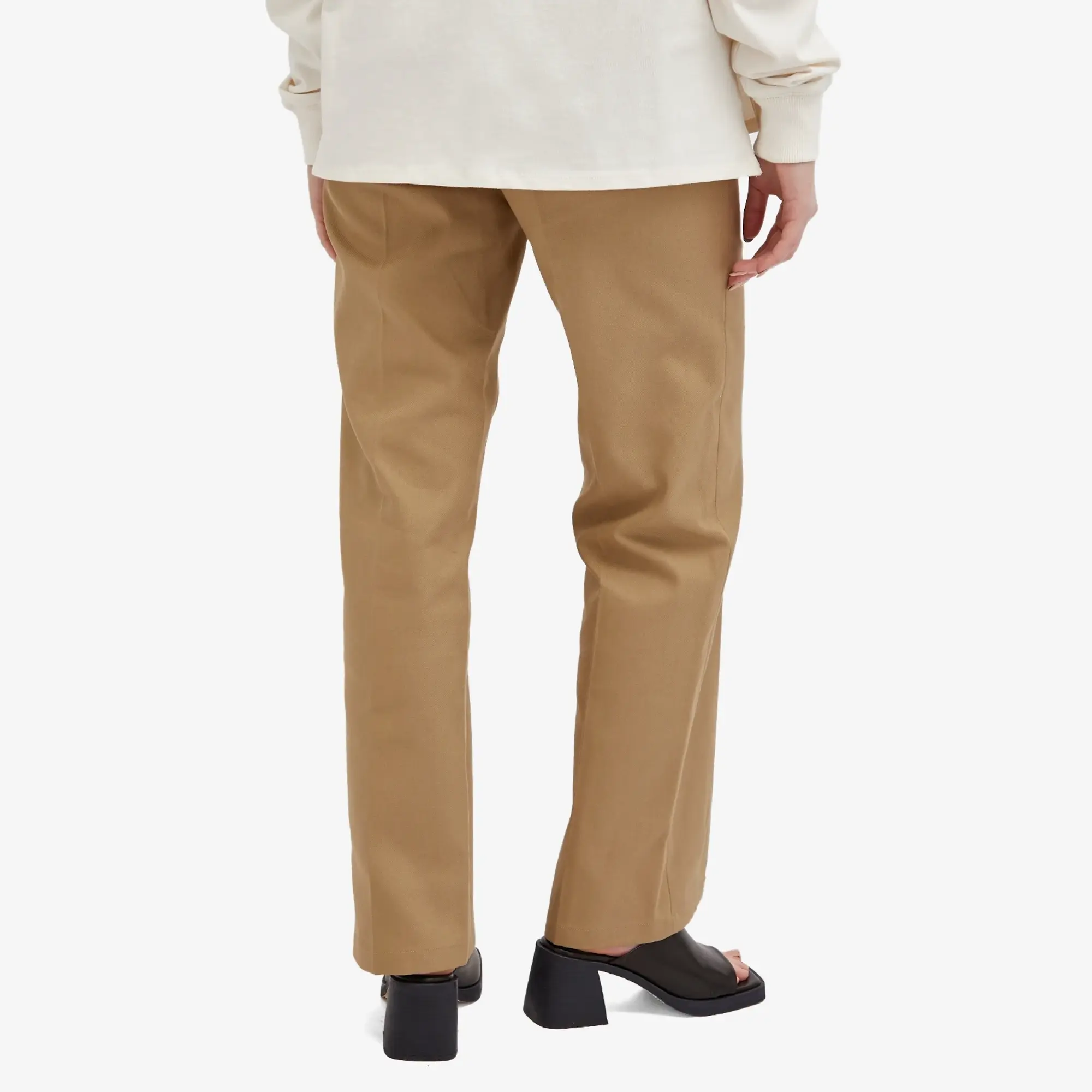 Alexander Wang Women's Adjustable Straight Leg Pants Khaki