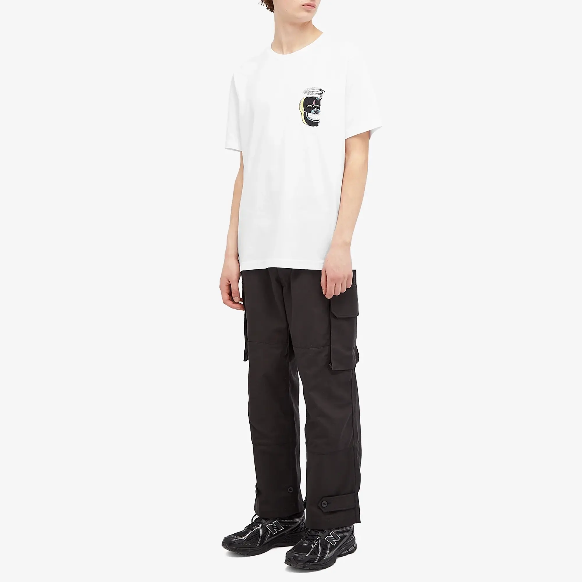 Maharishi Men's Maha Basquiat Nu-Nile T-Shirt White