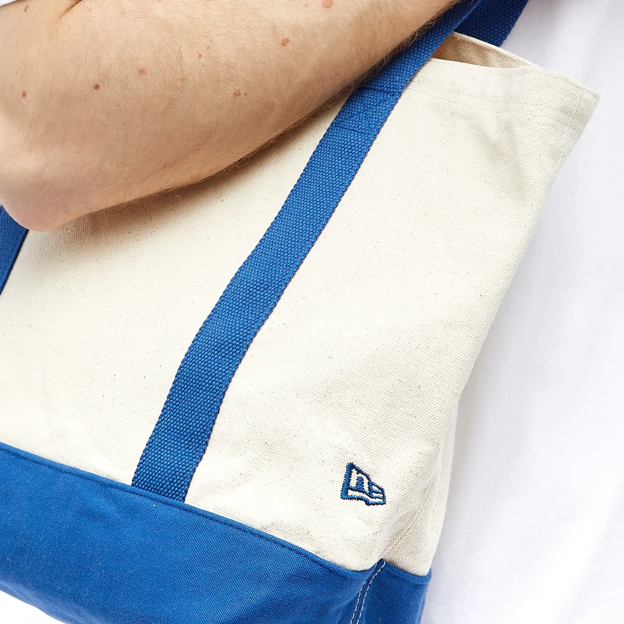 New Era Men's Canvas Tote Bag Ecru