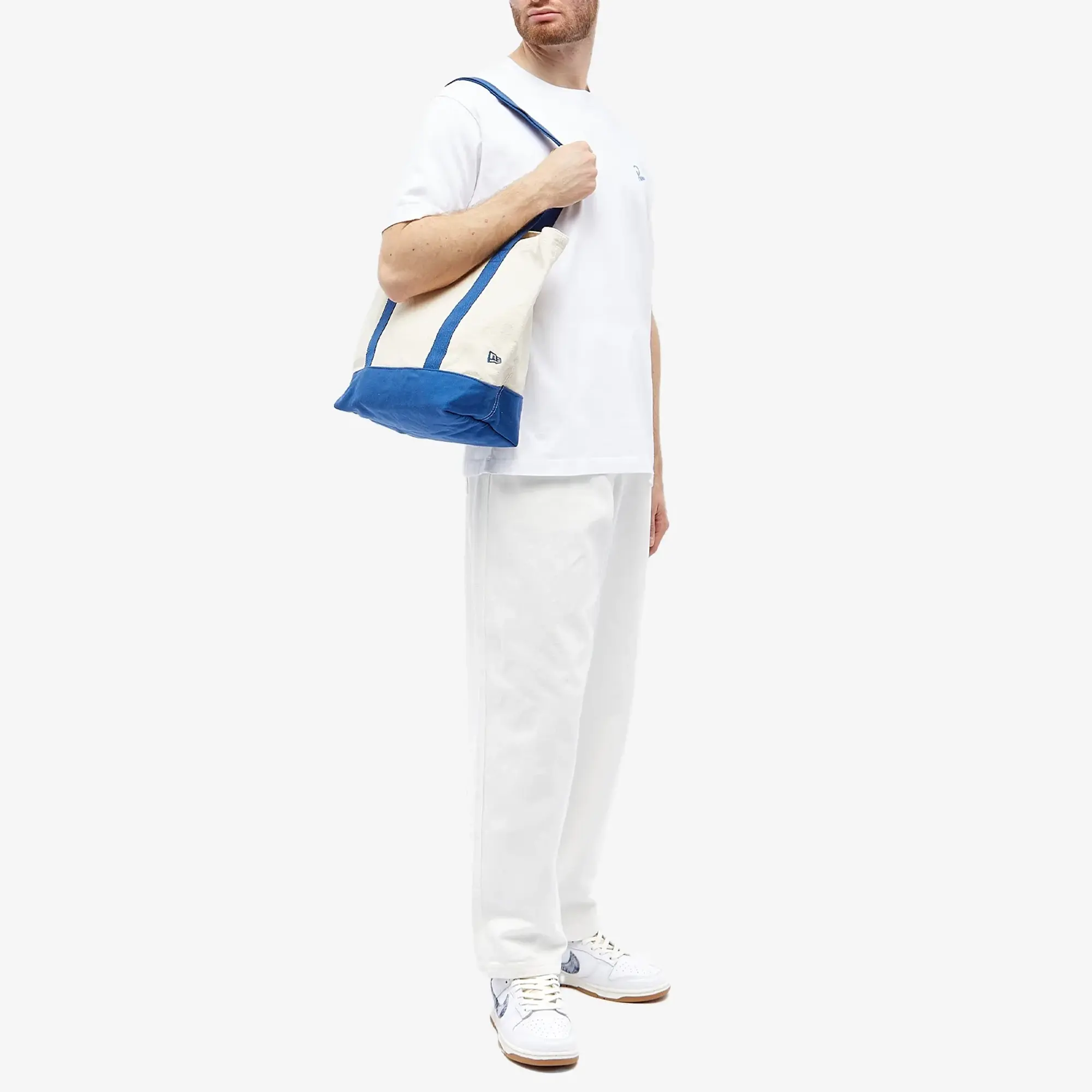 New Era Men's Canvas Tote Bag Ecru