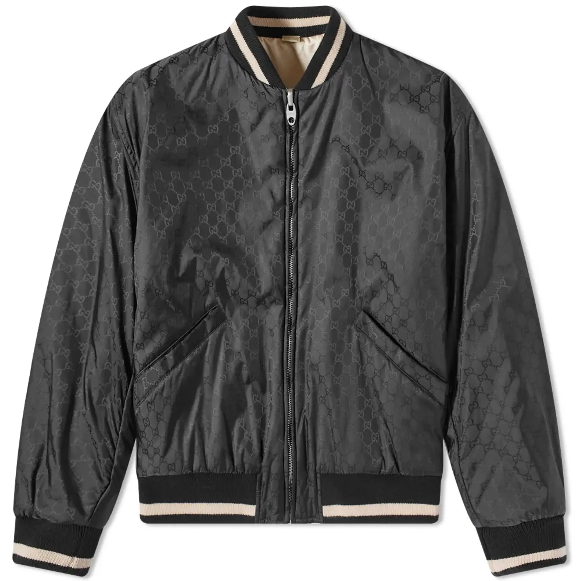 Gucci bomber jacket black online