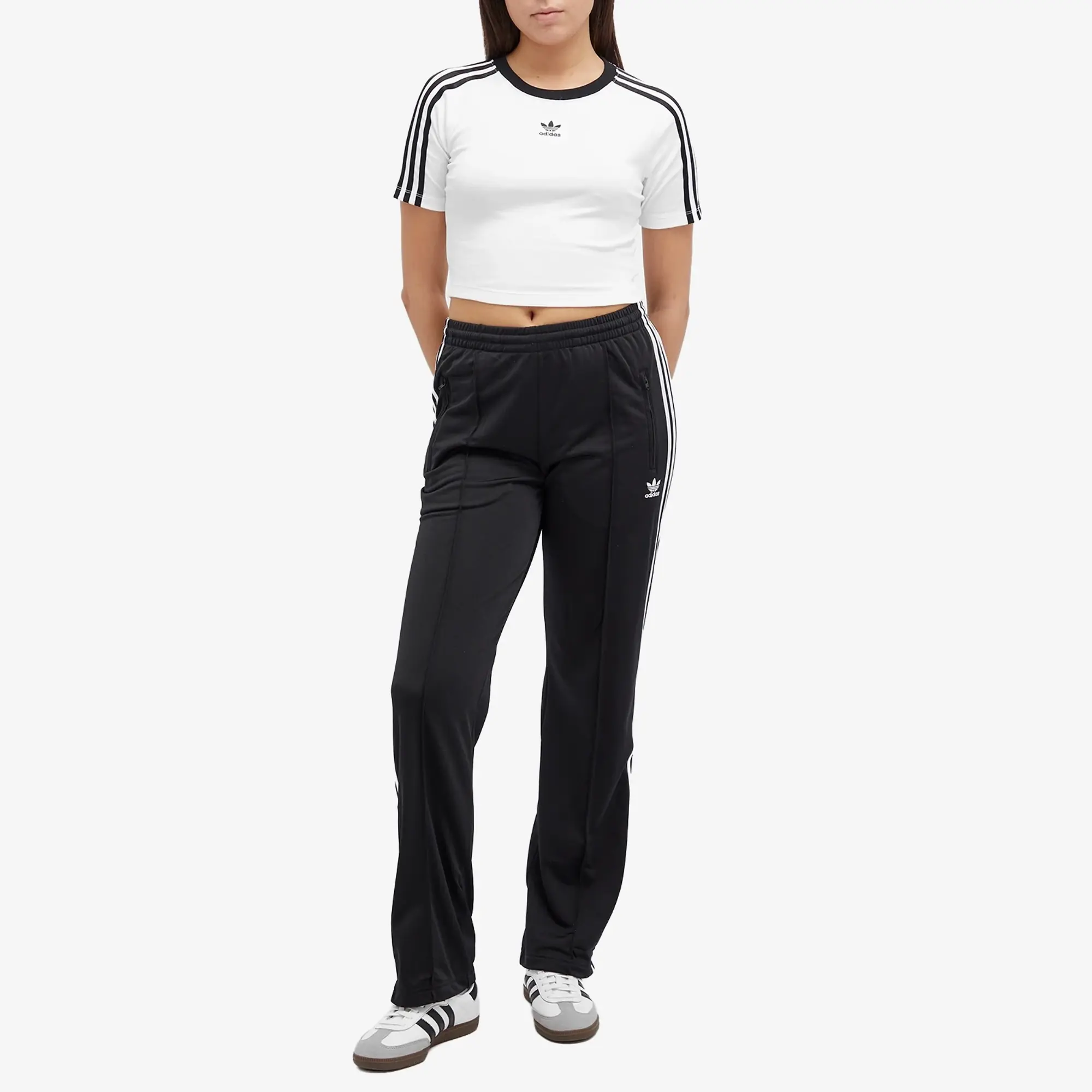 adidas Originals 3-Stripes Baby T-Shirt - White - Womens