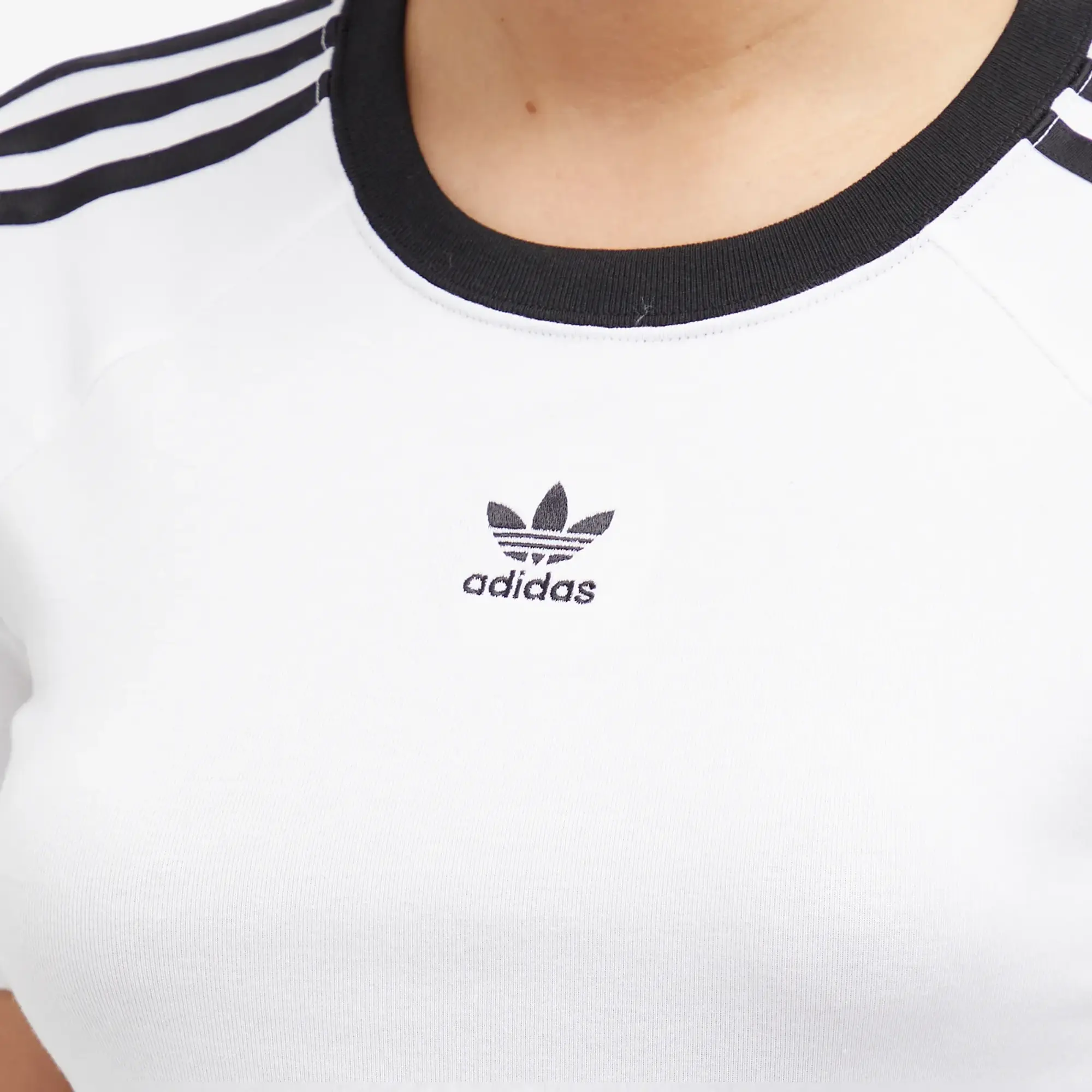 adidas Originals 3-Stripes Baby T-Shirt - White - Womens