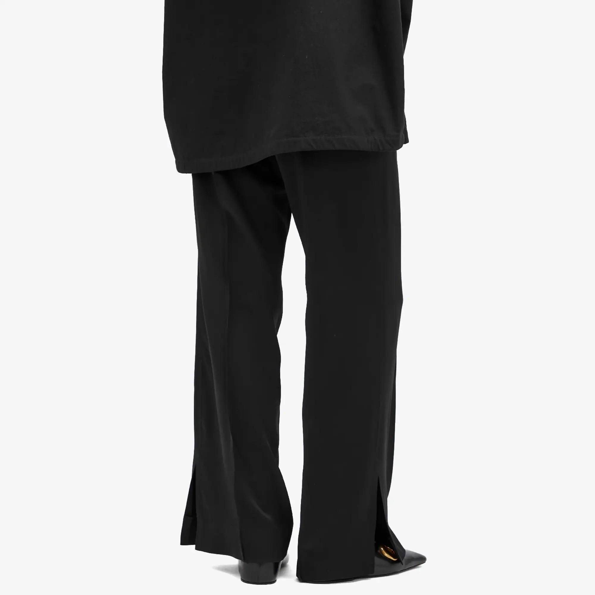 Jil Sander Women's Track Inspired Relaxed Pant Black