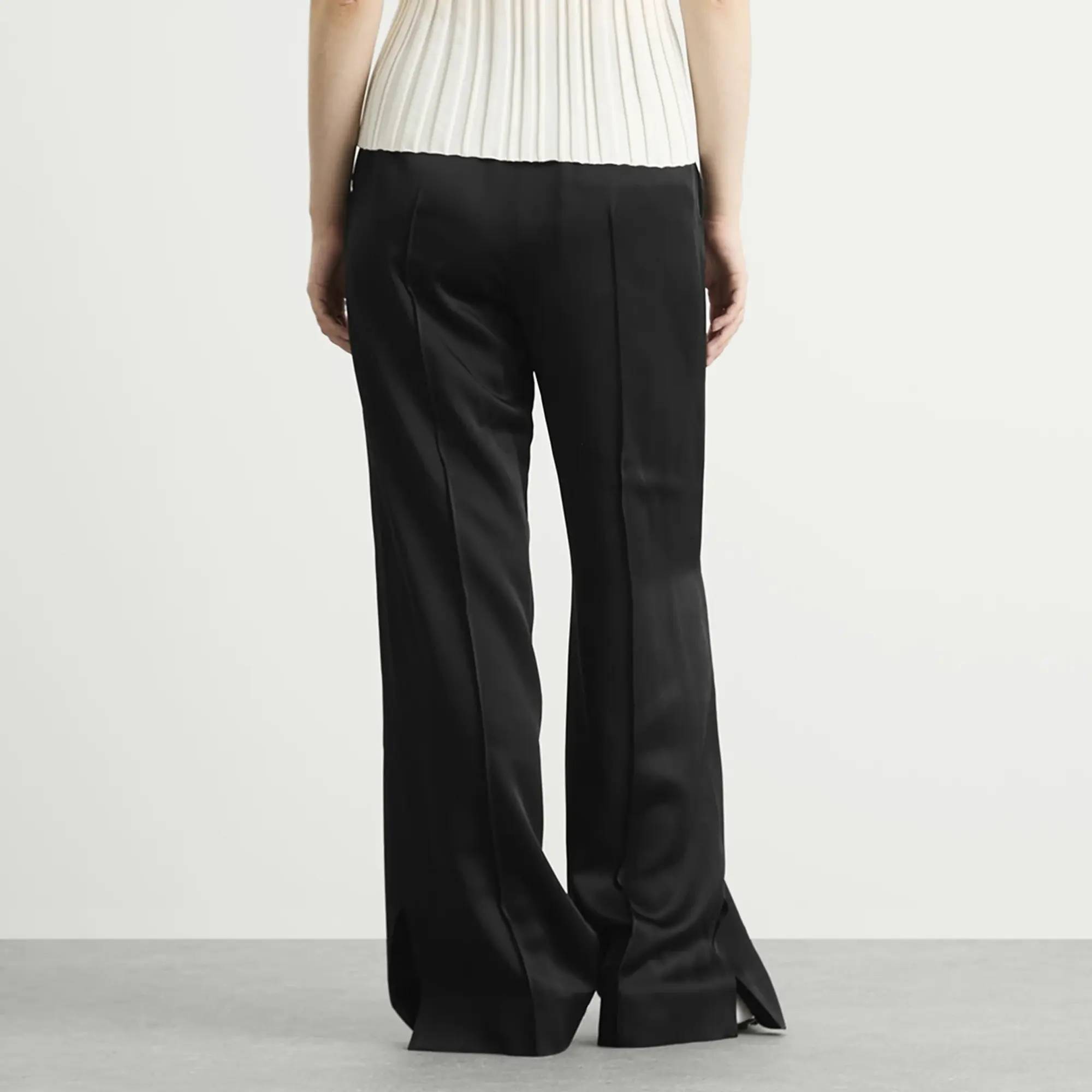 Jil Sander Women's Track Inspired Relaxed Pant Black