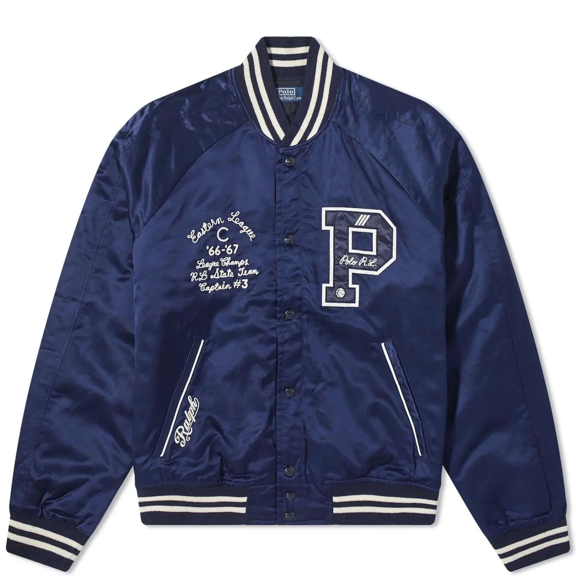 Polo Ralph Lauren Lined Varsity Jacket - Aviator Navy