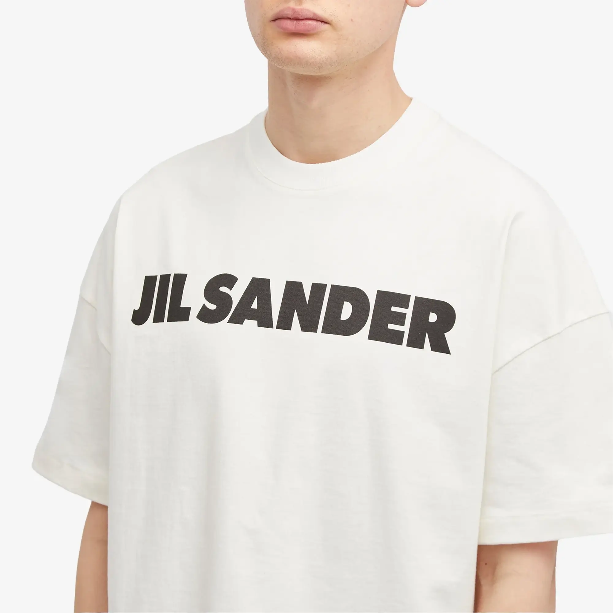 Jil Sander Men's Logo T-Shirt Natural
