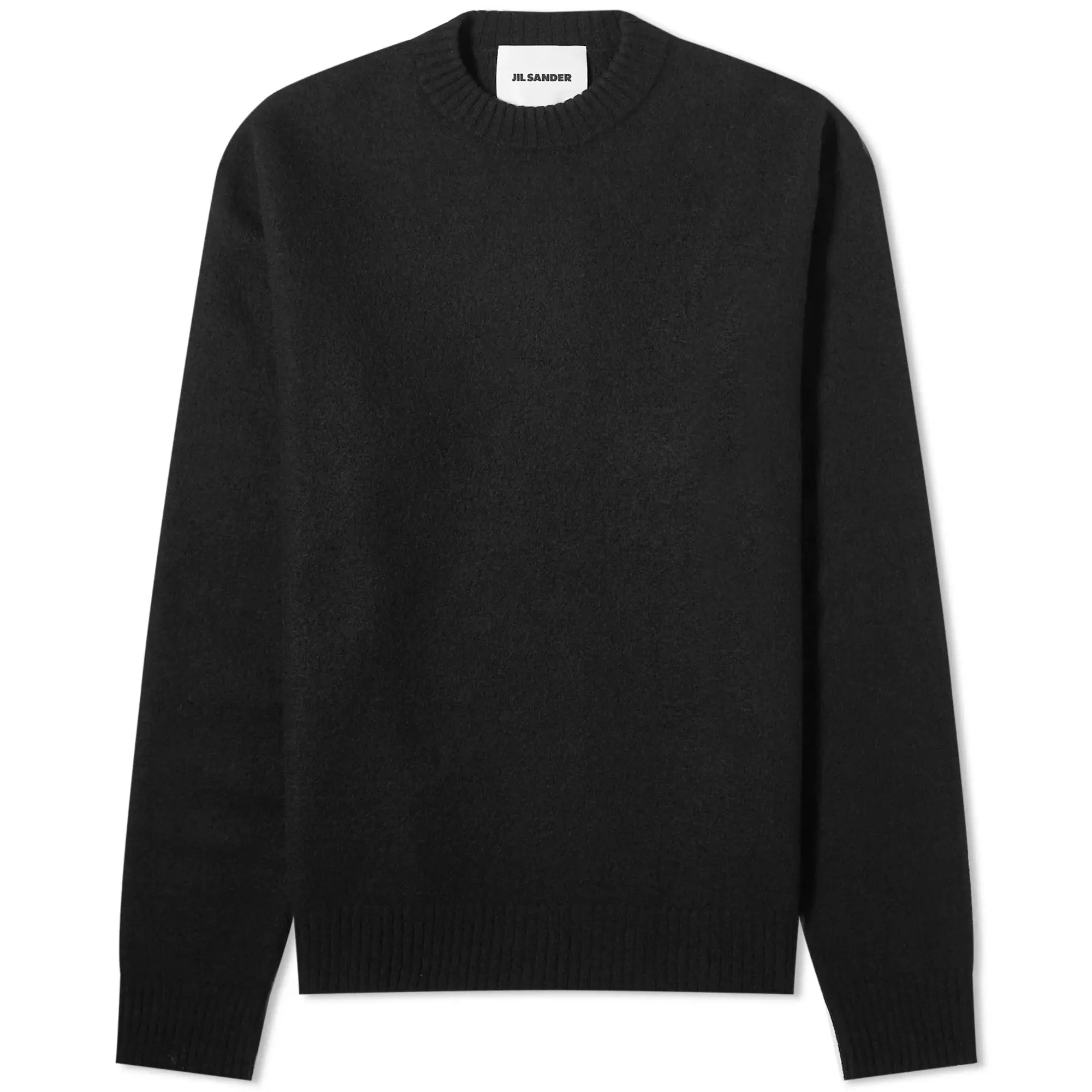 Jil Sander Men's Merino Crew Sweat Black