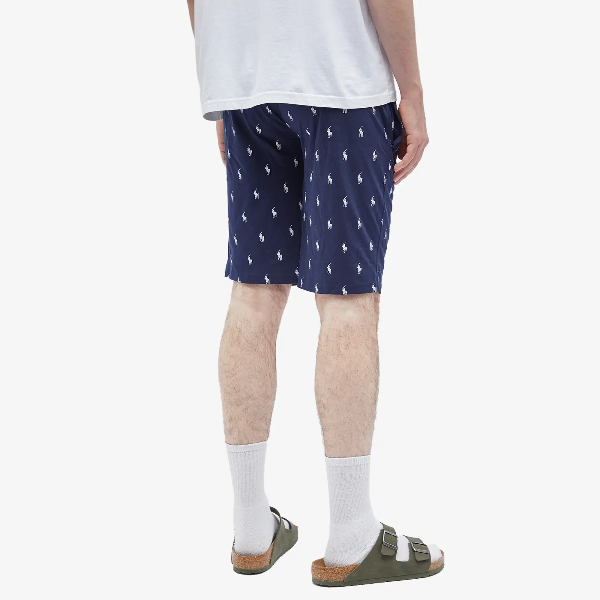 Polo Ralph Lauren All over Pattern Sleep Shorts Navy 714844765001 FOOTY.COM