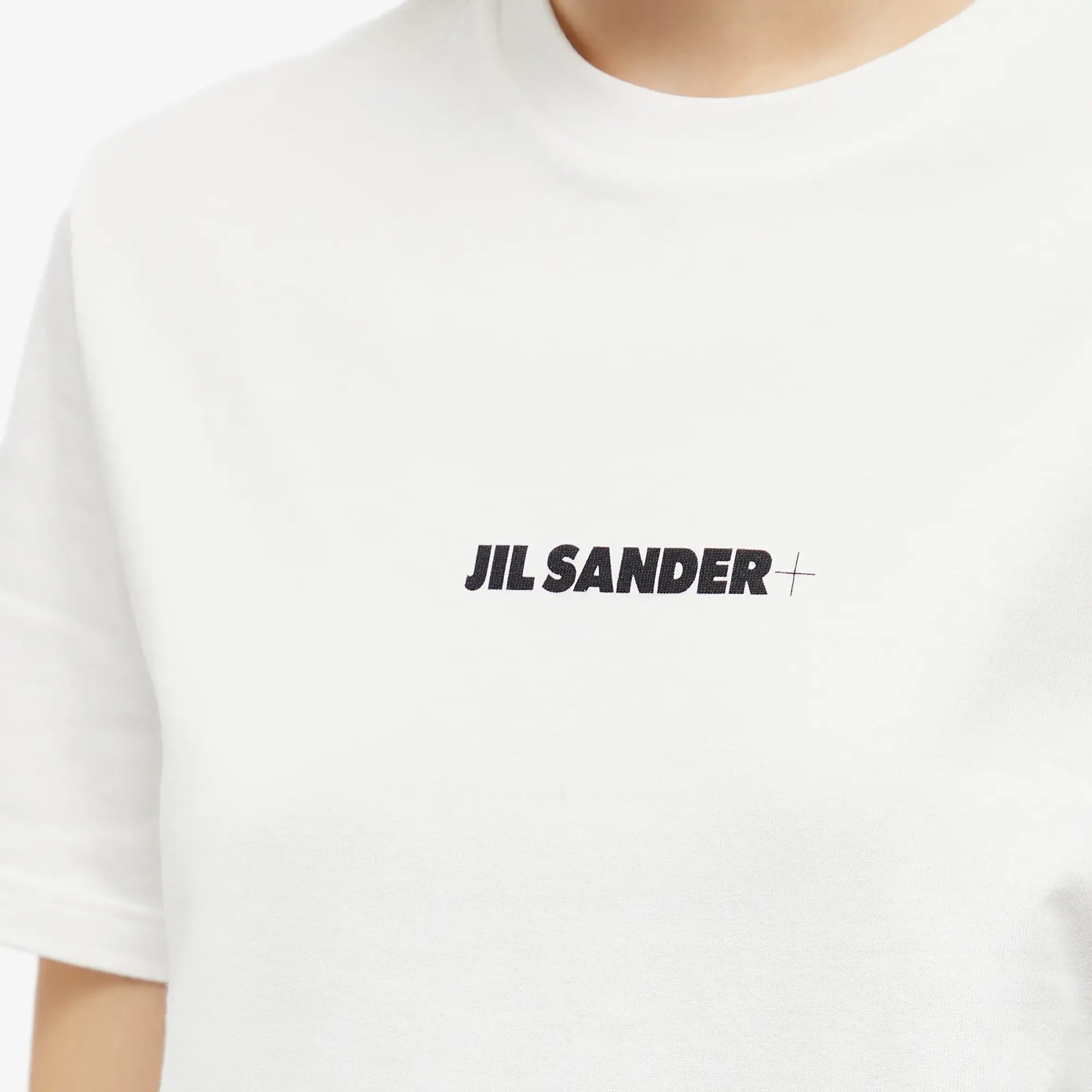 Jil Sander+ Jil Sander Women's Plus T-Shirt With Front Logo Porcelain