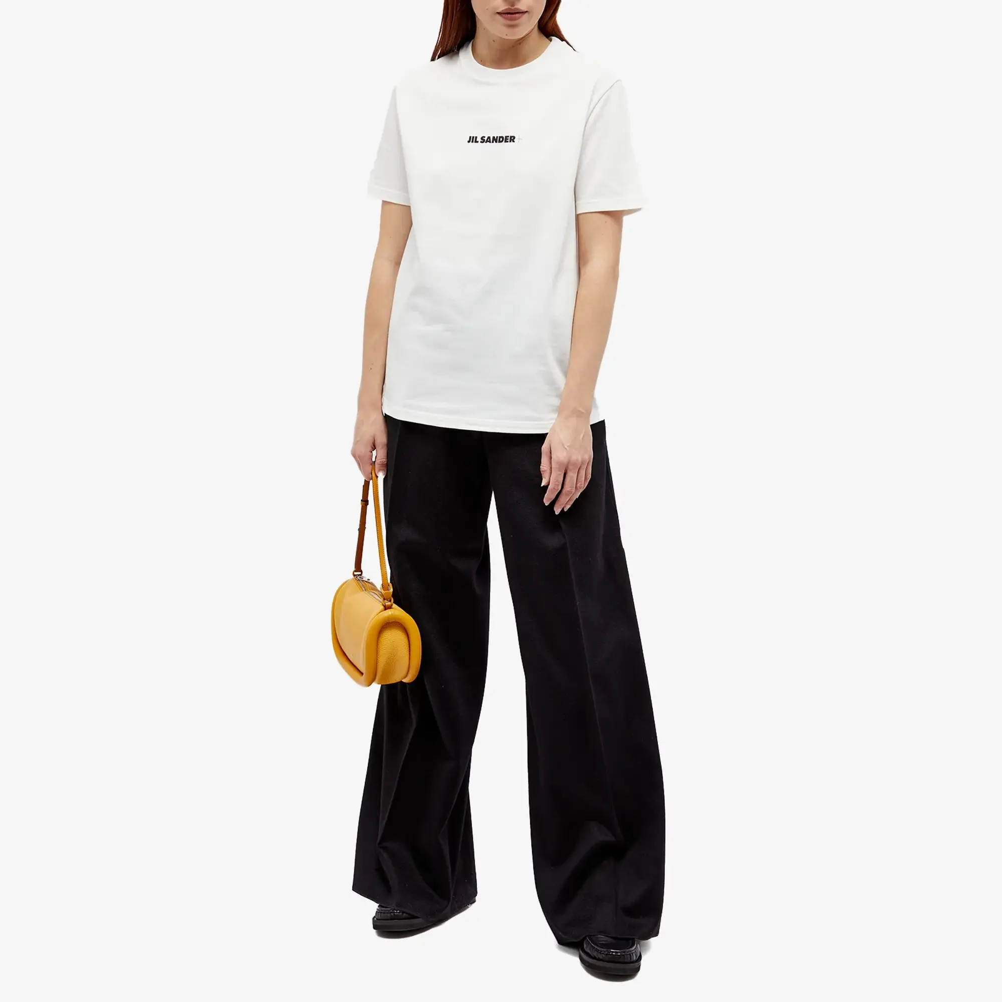 Jil Sander+ Jil Sander Women's Plus T-Shirt With Front Logo Porcelain