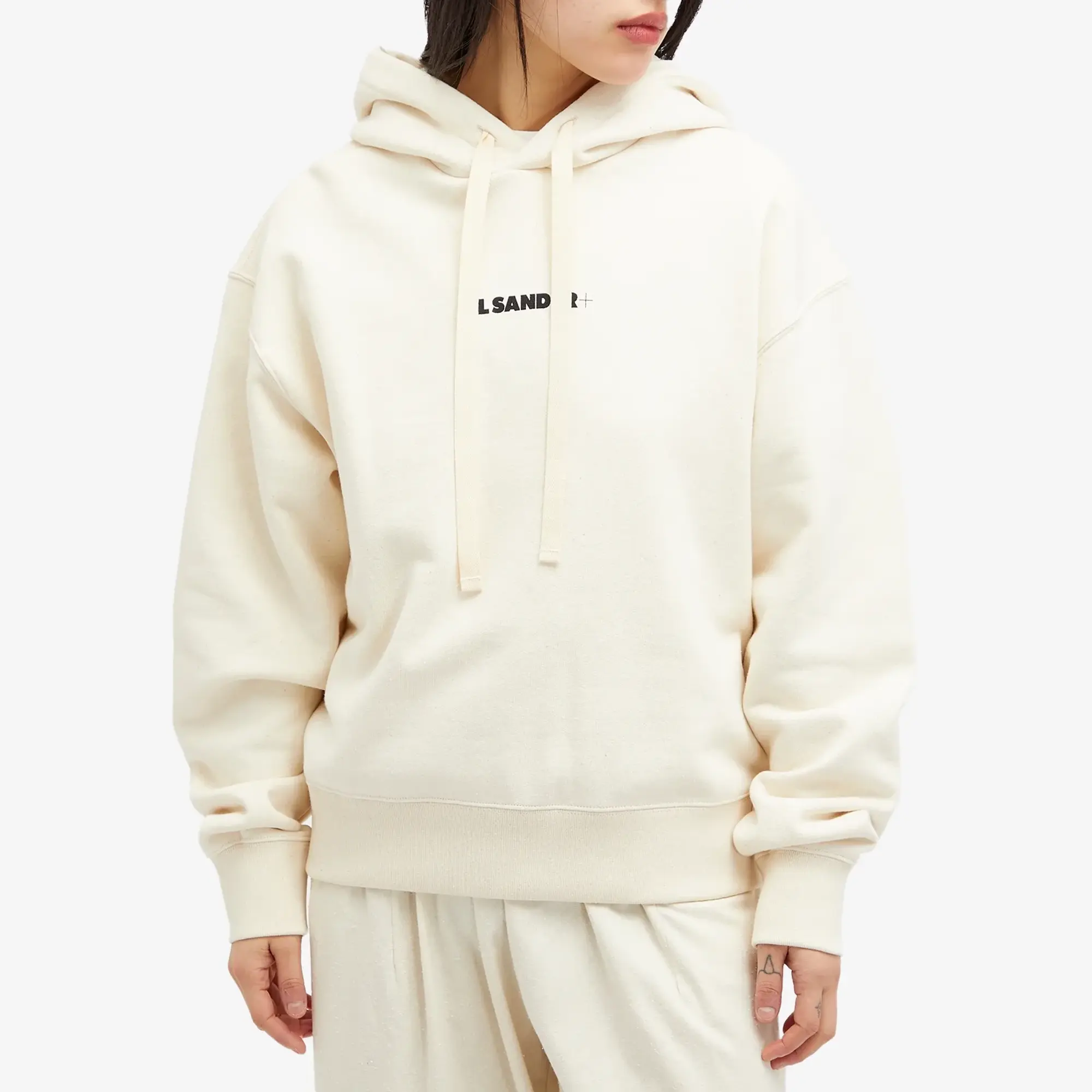 Jil Sander+ Jil Sander Women's Logo Hoodie Dune