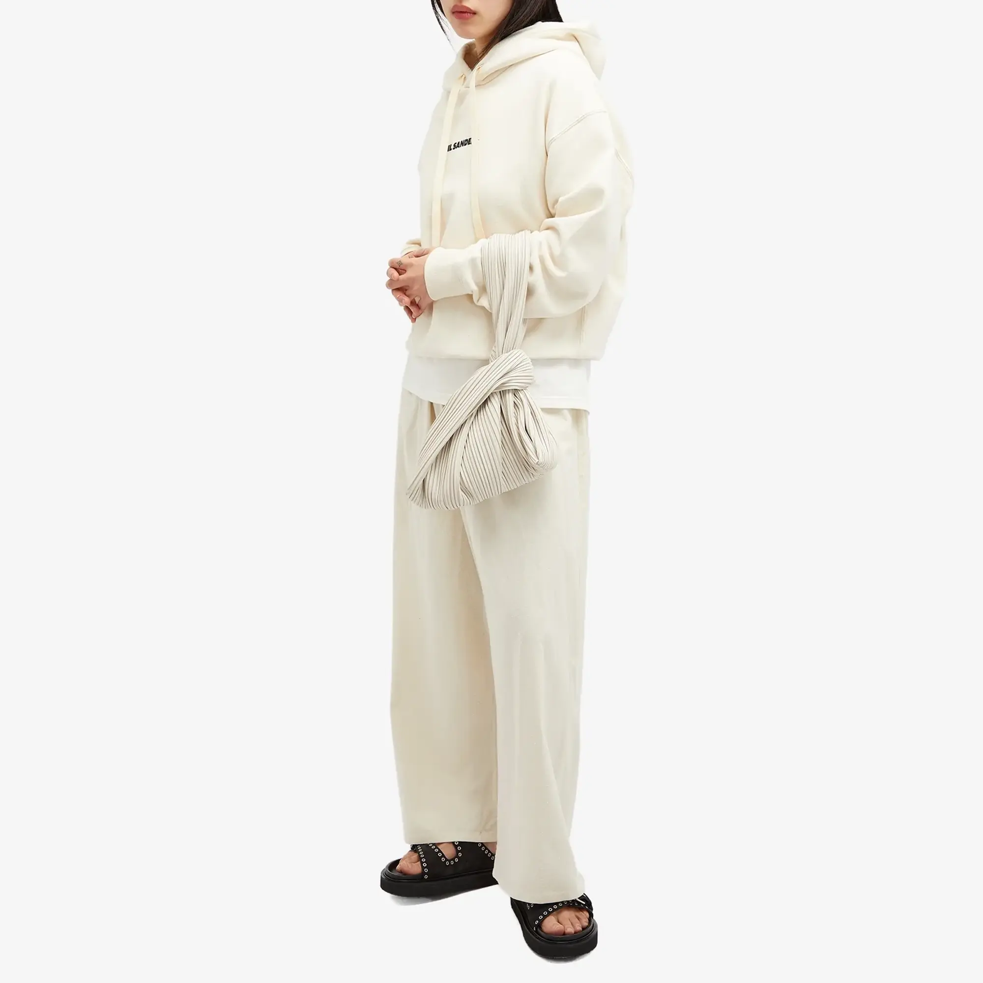 Jil Sander+ Jil Sander Women's Logo Hoodie Dune