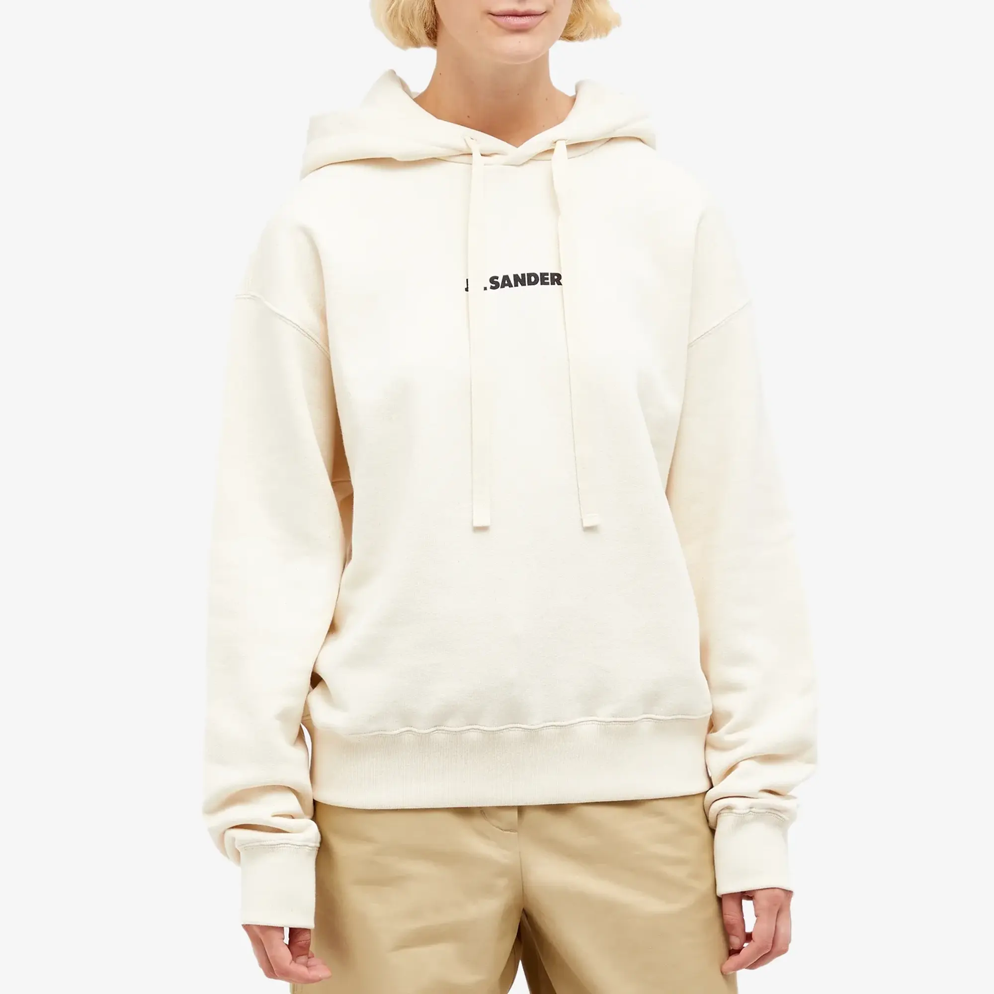 Jil Sander+ Jil Sander Women's Logo Hoodie Dune