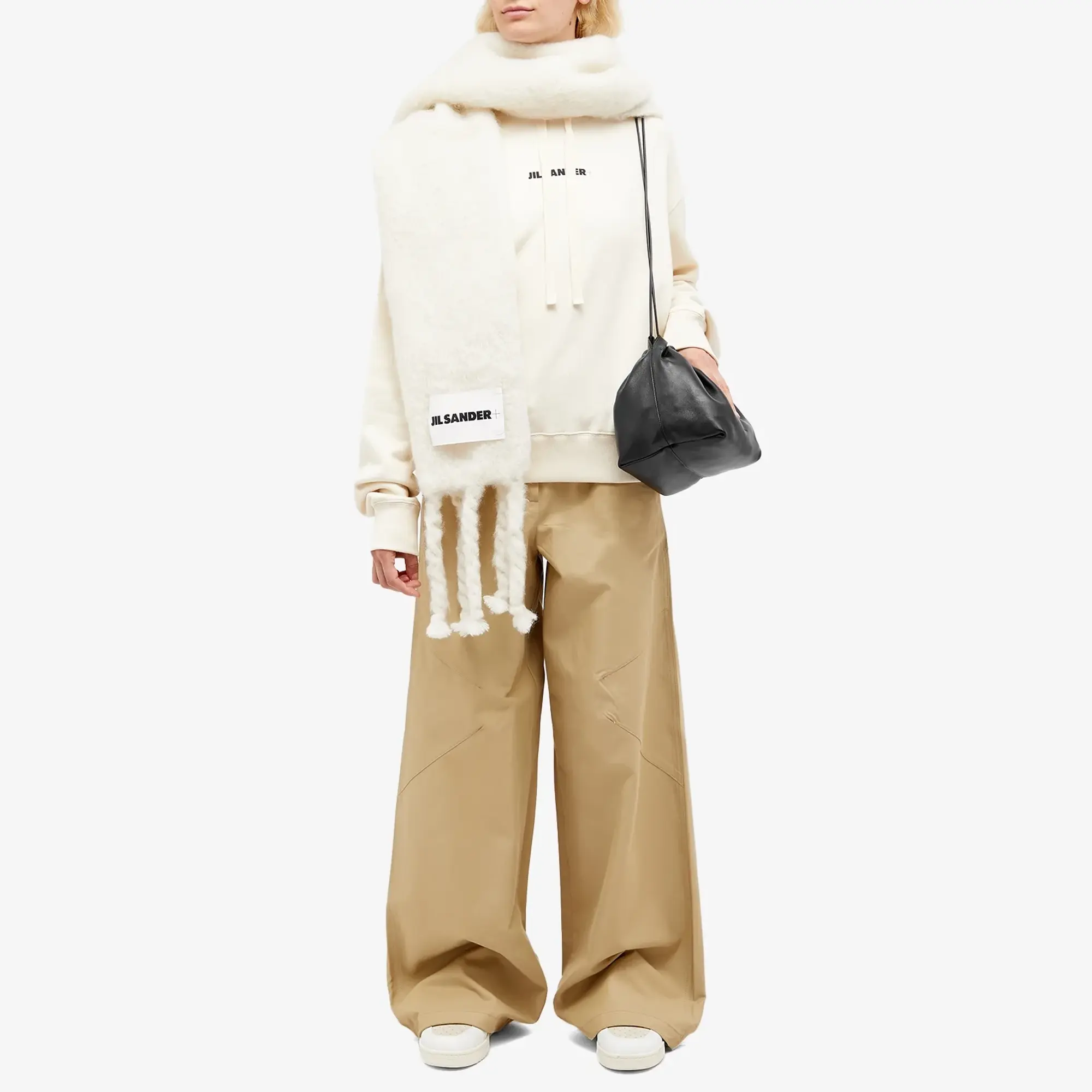 Jil Sander+ Jil Sander Women's Logo Hoodie Dune