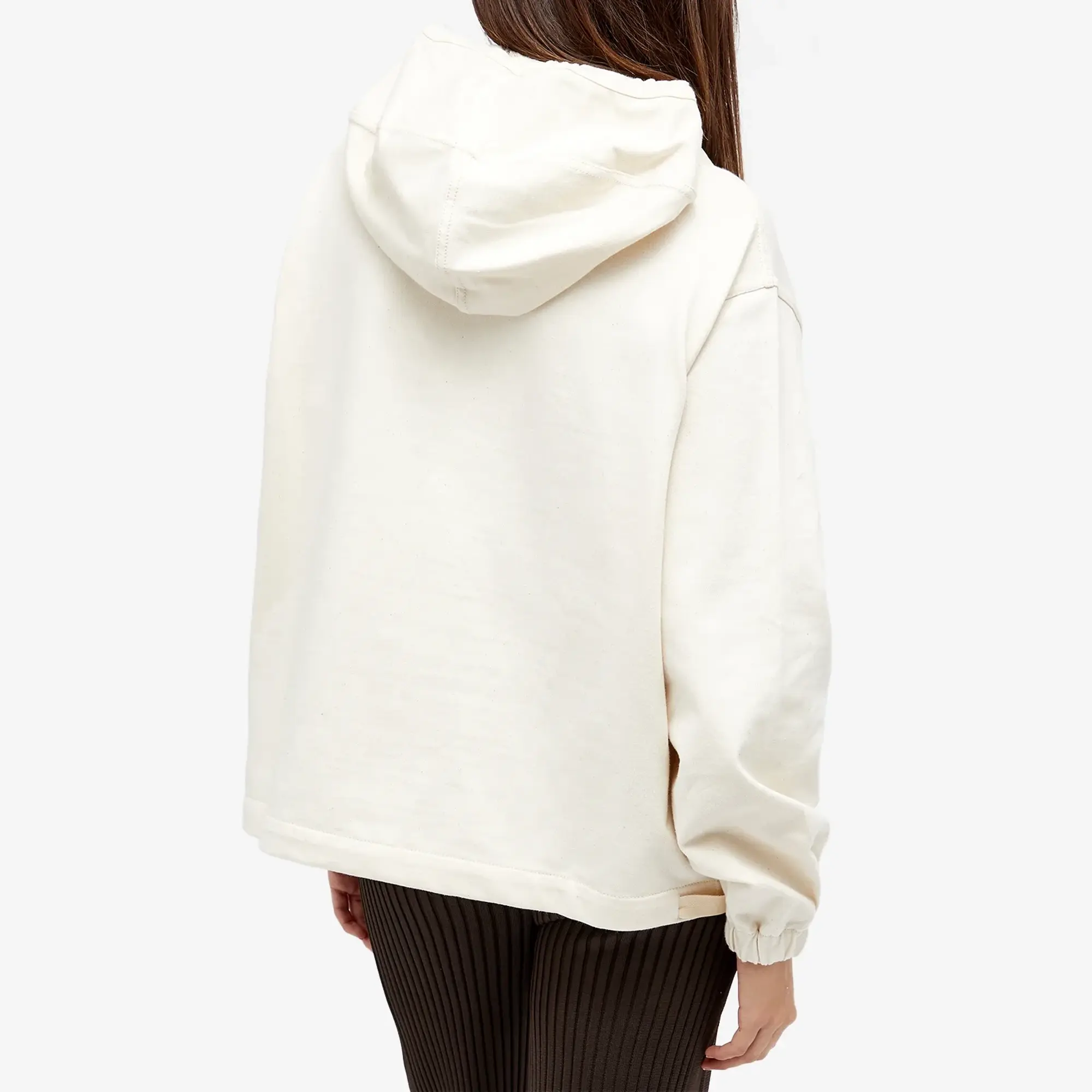Jil Sander Women's Plus Cargo Hoodie Raw Cotton