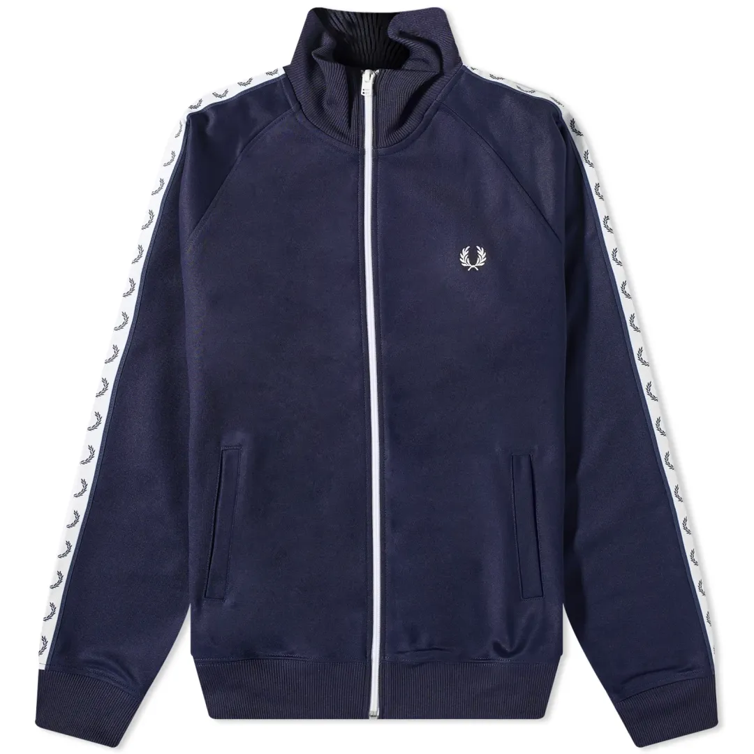 Jacket Fred Perry Taped Track Jacket Carbon Blue Xl | J4620-885