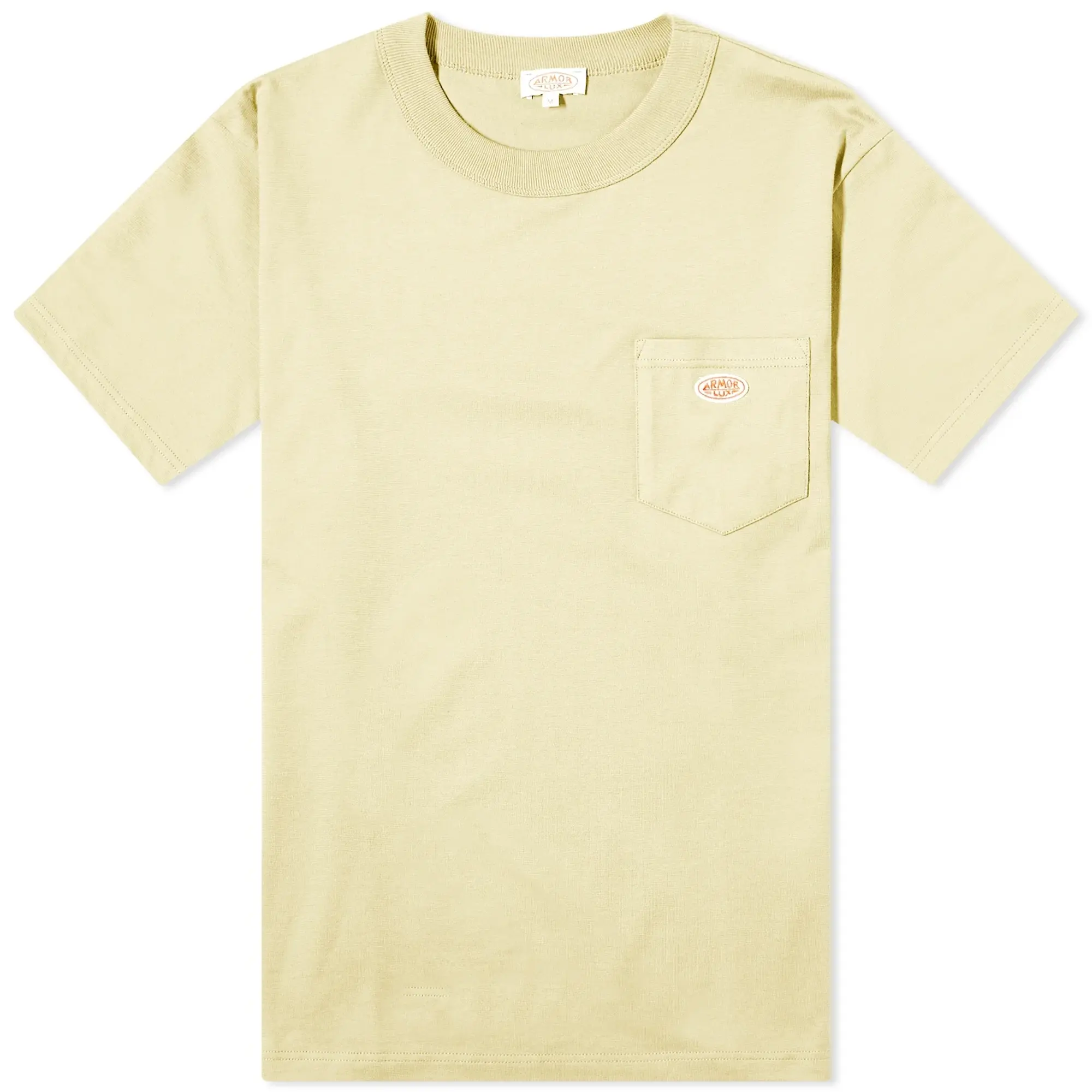 Armor-Lux Men's 79151 Logo Pocket T-Shirt Pale Olive