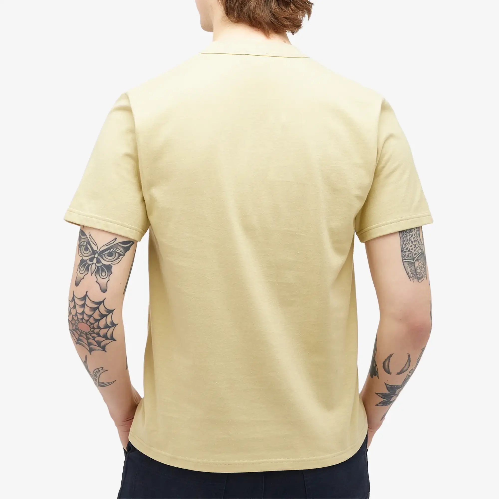 Armor-Lux Men's 79151 Logo Pocket T-Shirt Pale Olive