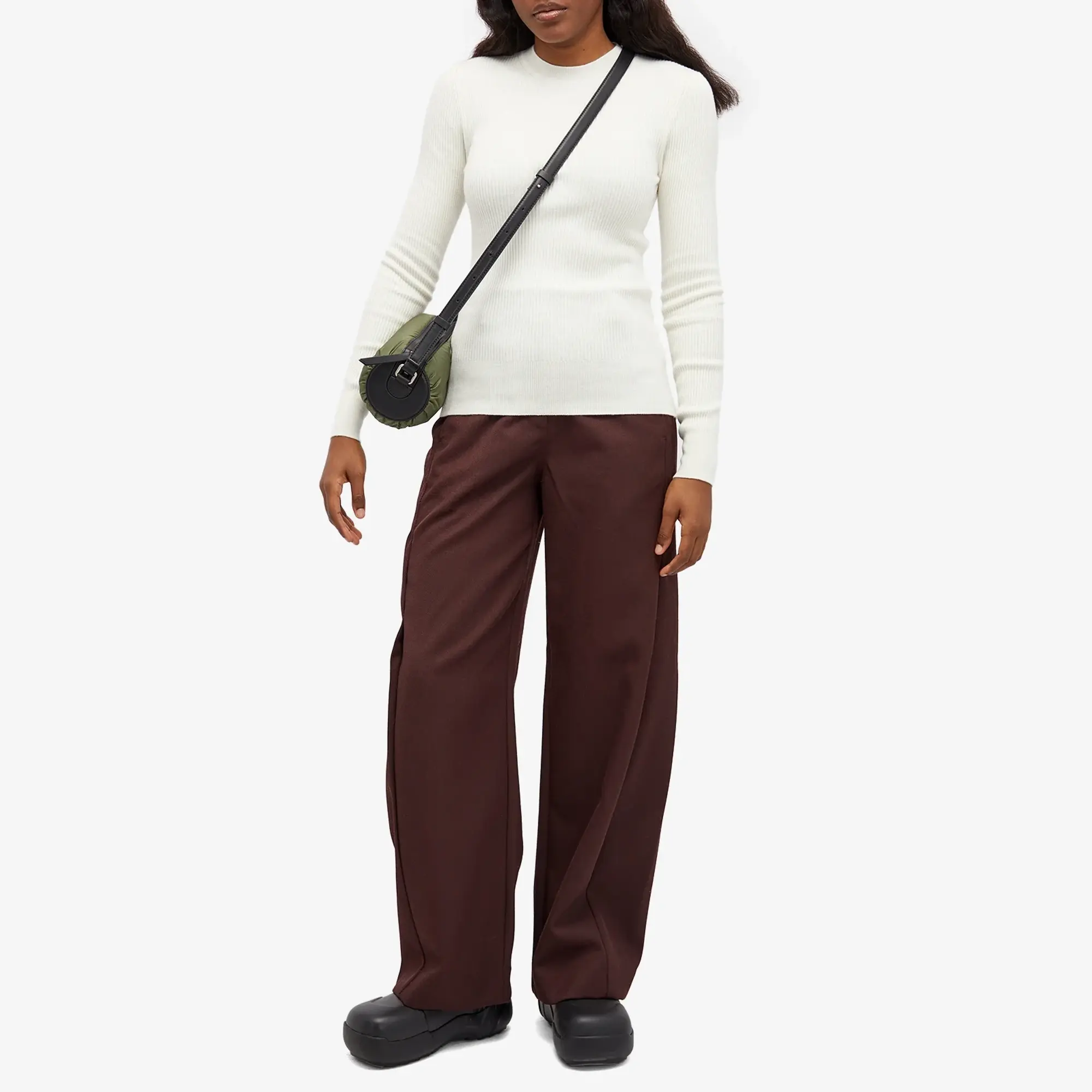 Canada Goose Women's Georgian Slim Crew Sweat North Star White
