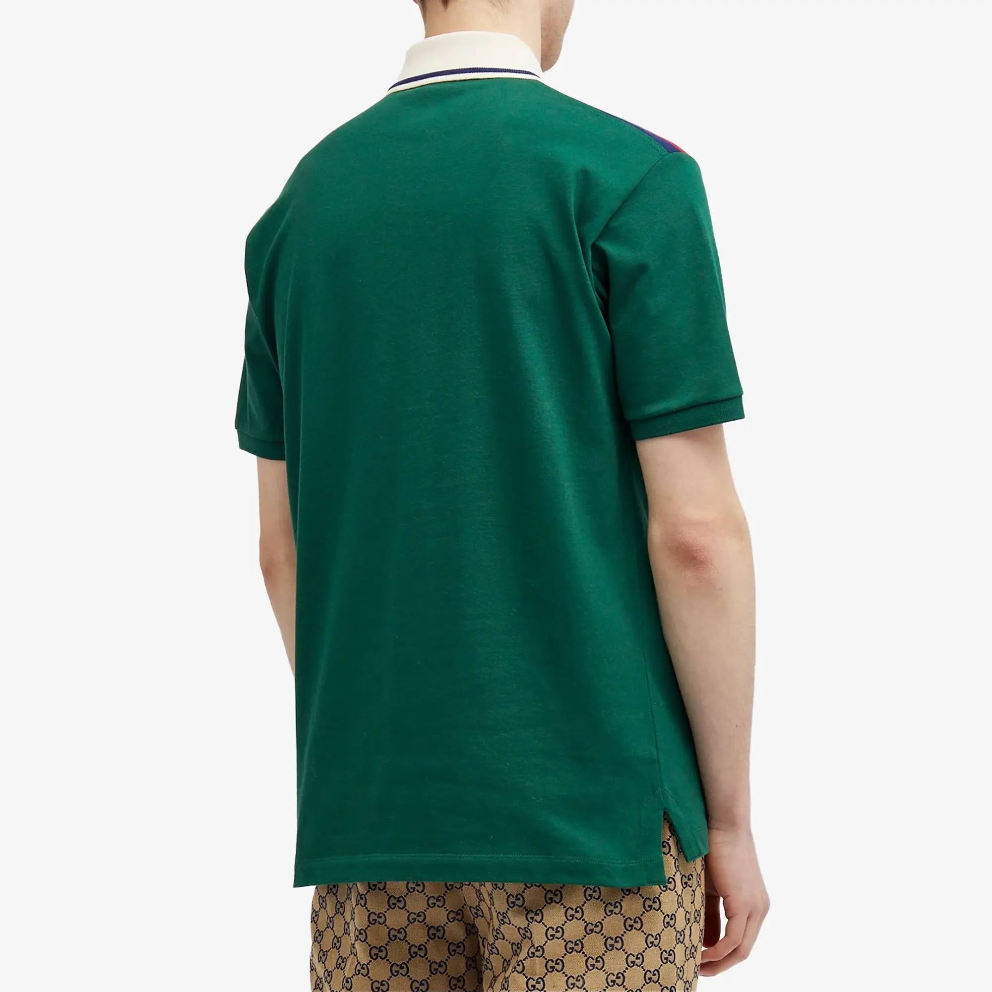 Gucci Men's GRG Logo Polo Shirt Green