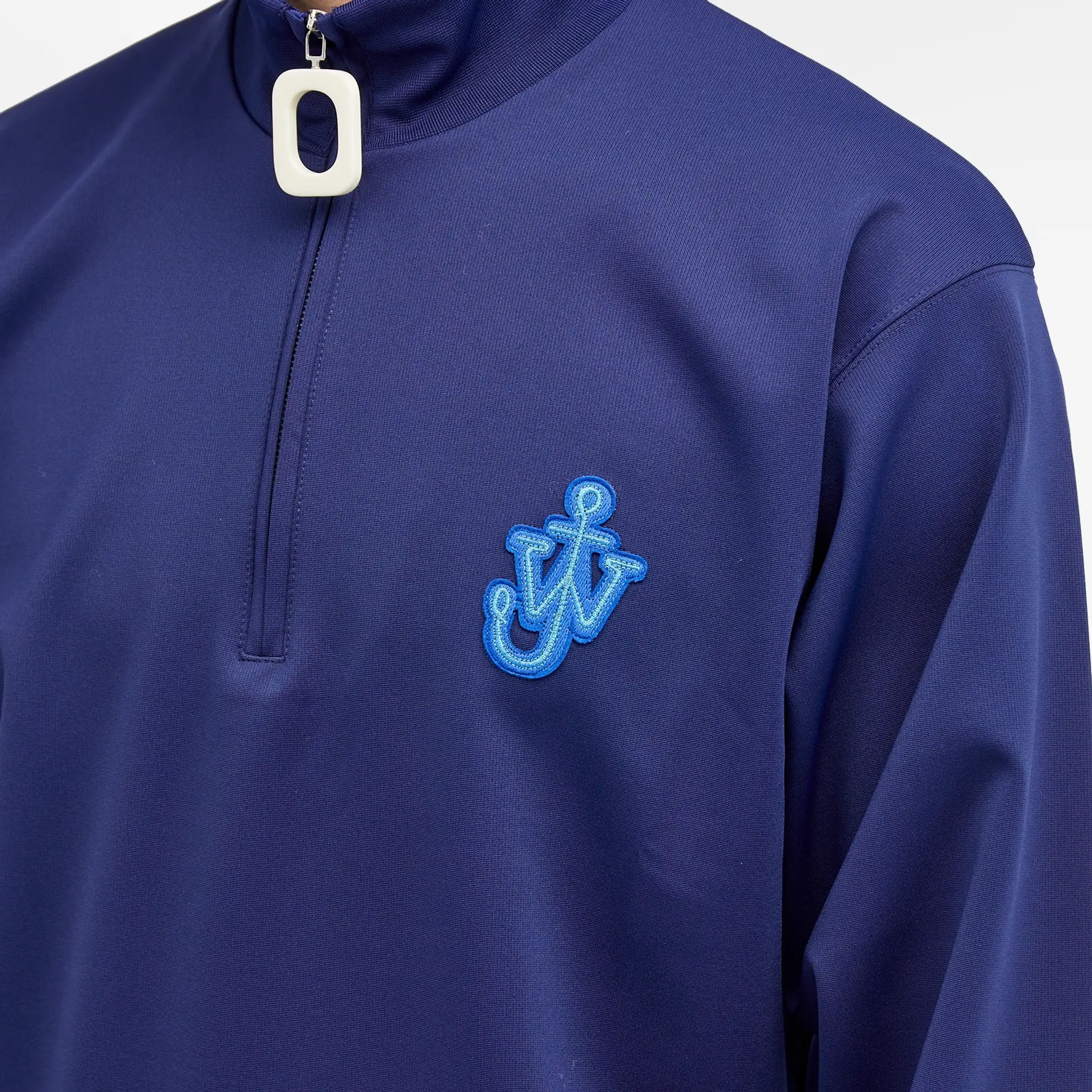 Asics JW Anderson Men's Anchor Half Zip Sweat Oxford Blue
