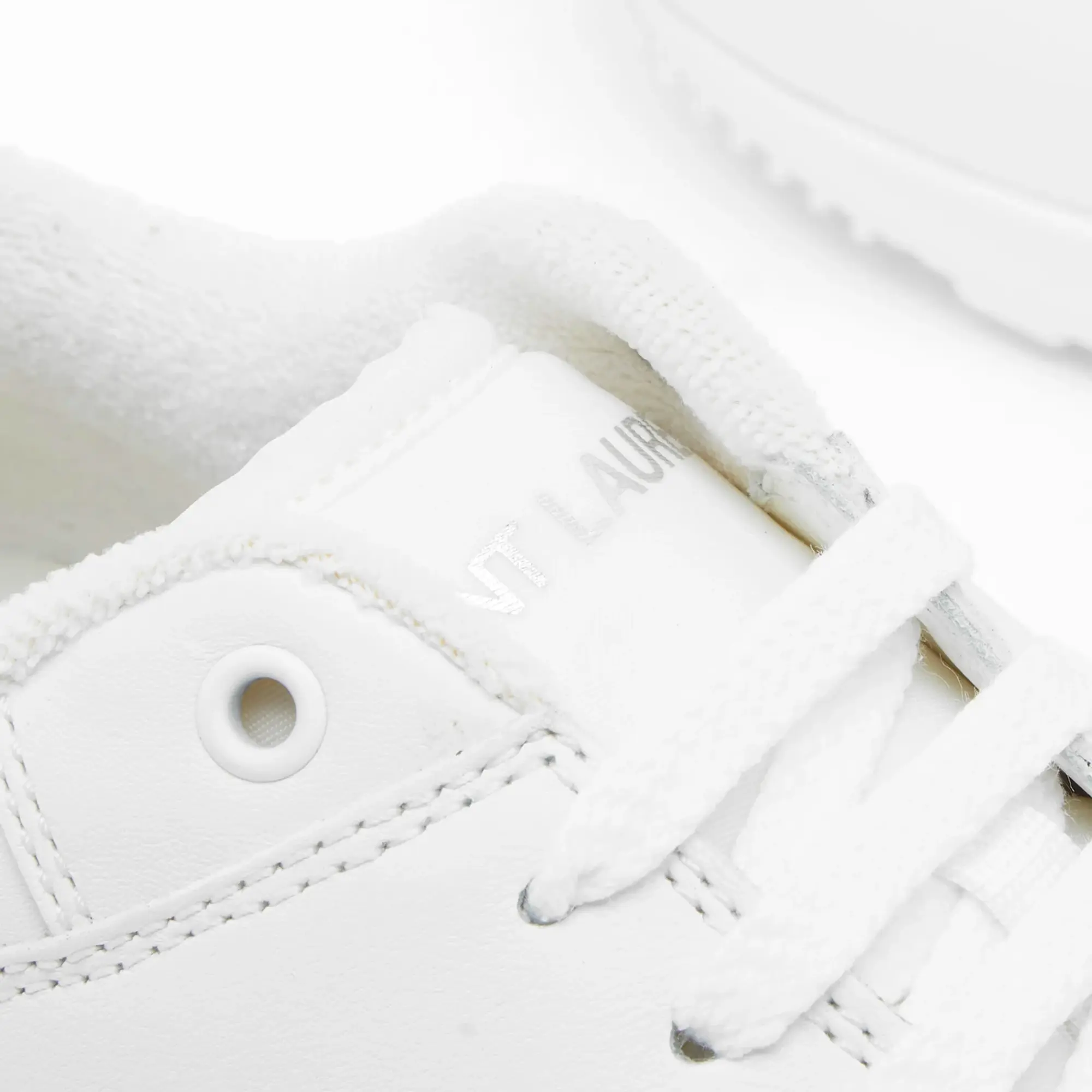 Saint Laurent Men's Bump Low Top Sneaker Optic White