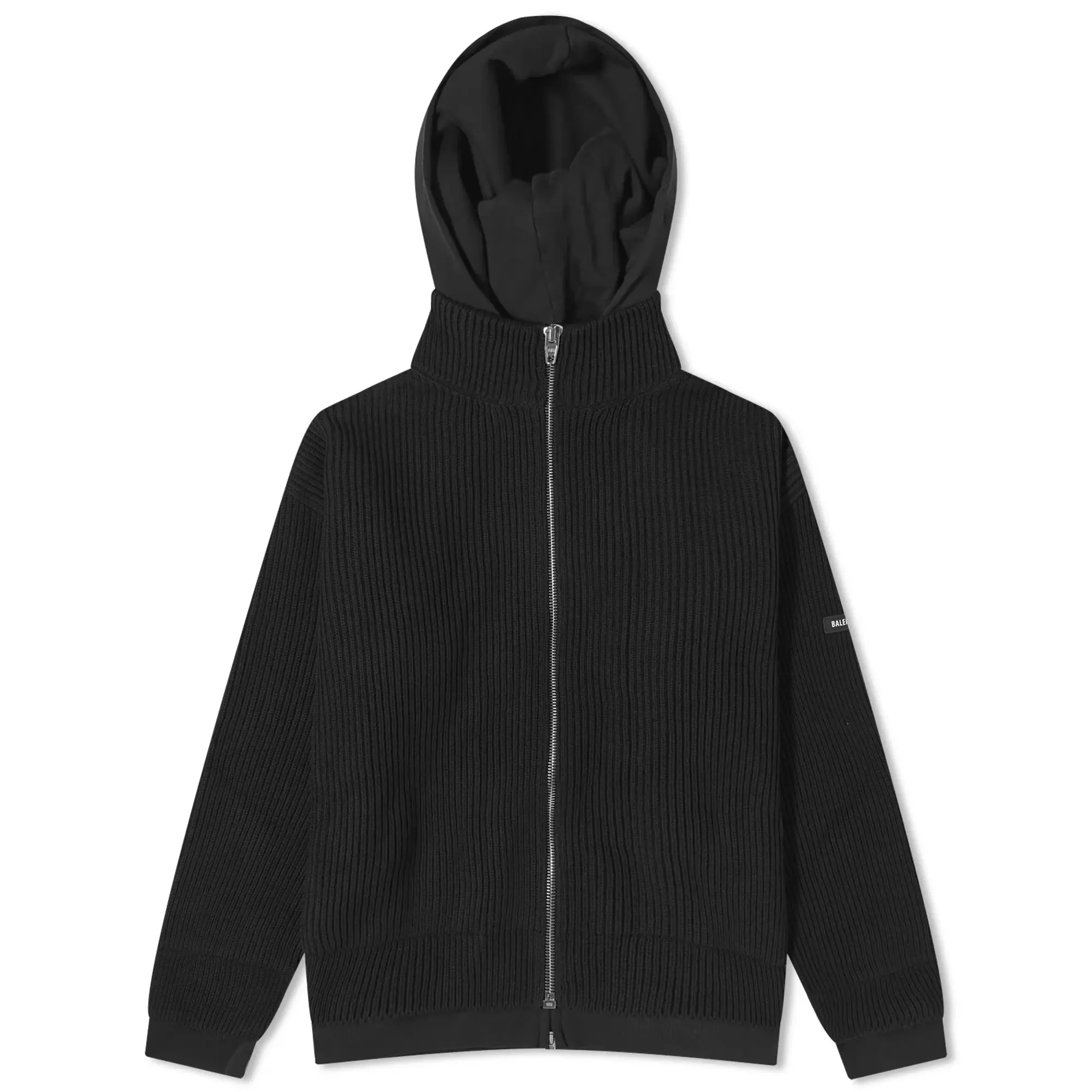 Balenciaga Men's Zip Up Cardigan Black