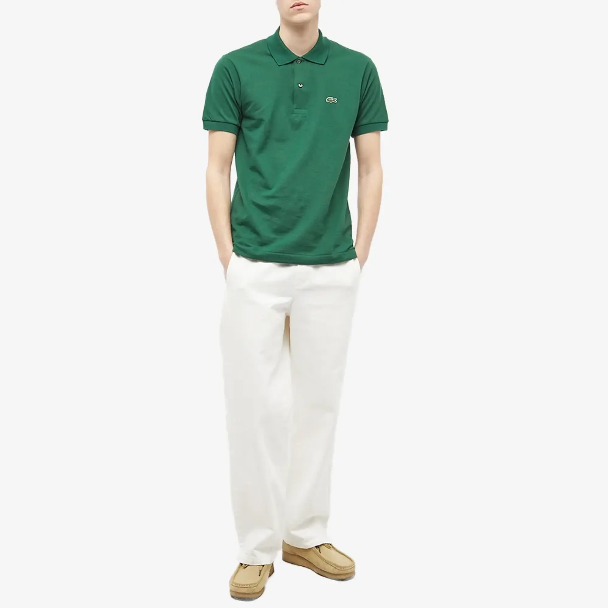 Lacoste Classic Fit L.12.12 Original Piqué Polo Shirt - Pine Green