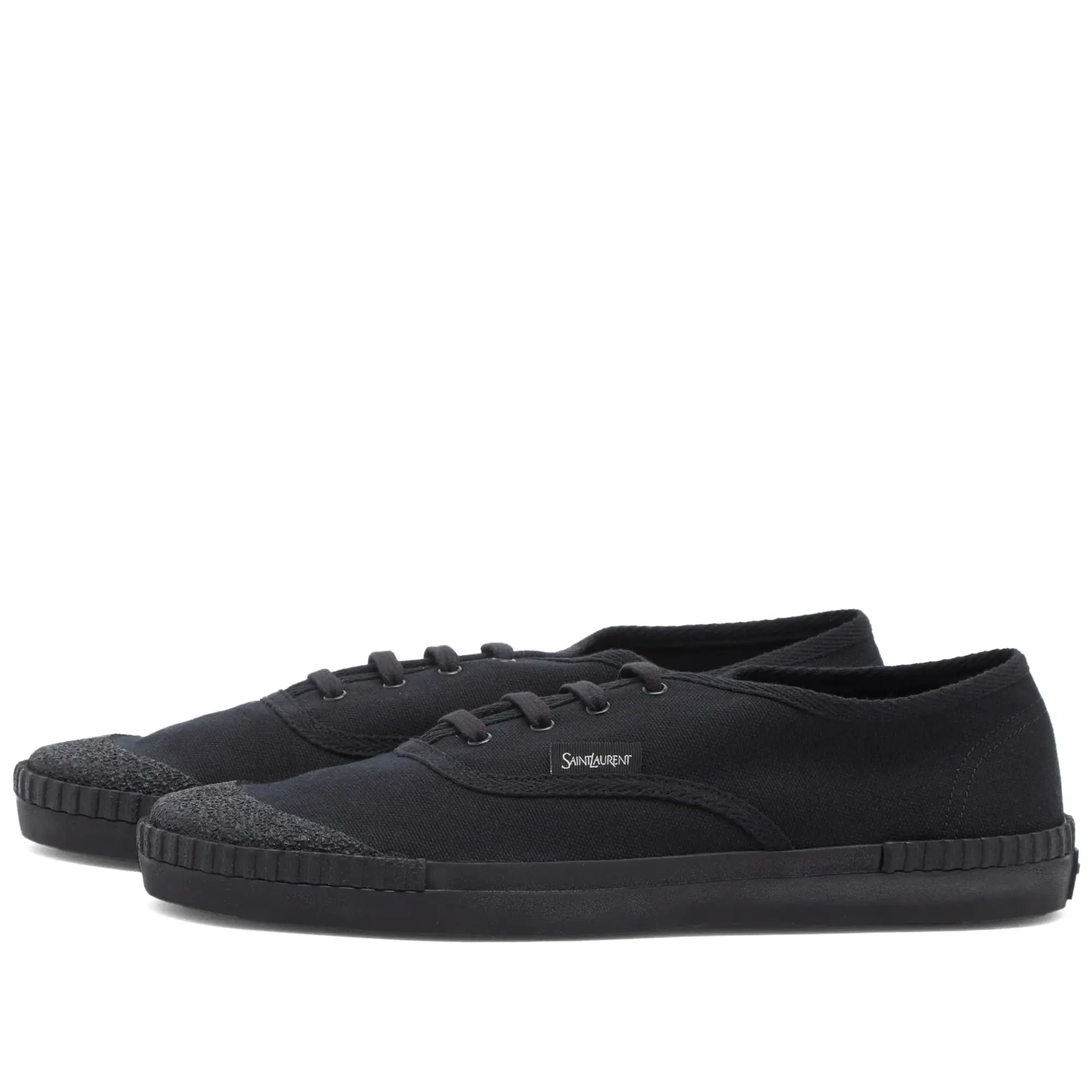 Saint Laurent Men's Verano Canvas Plimsole Black