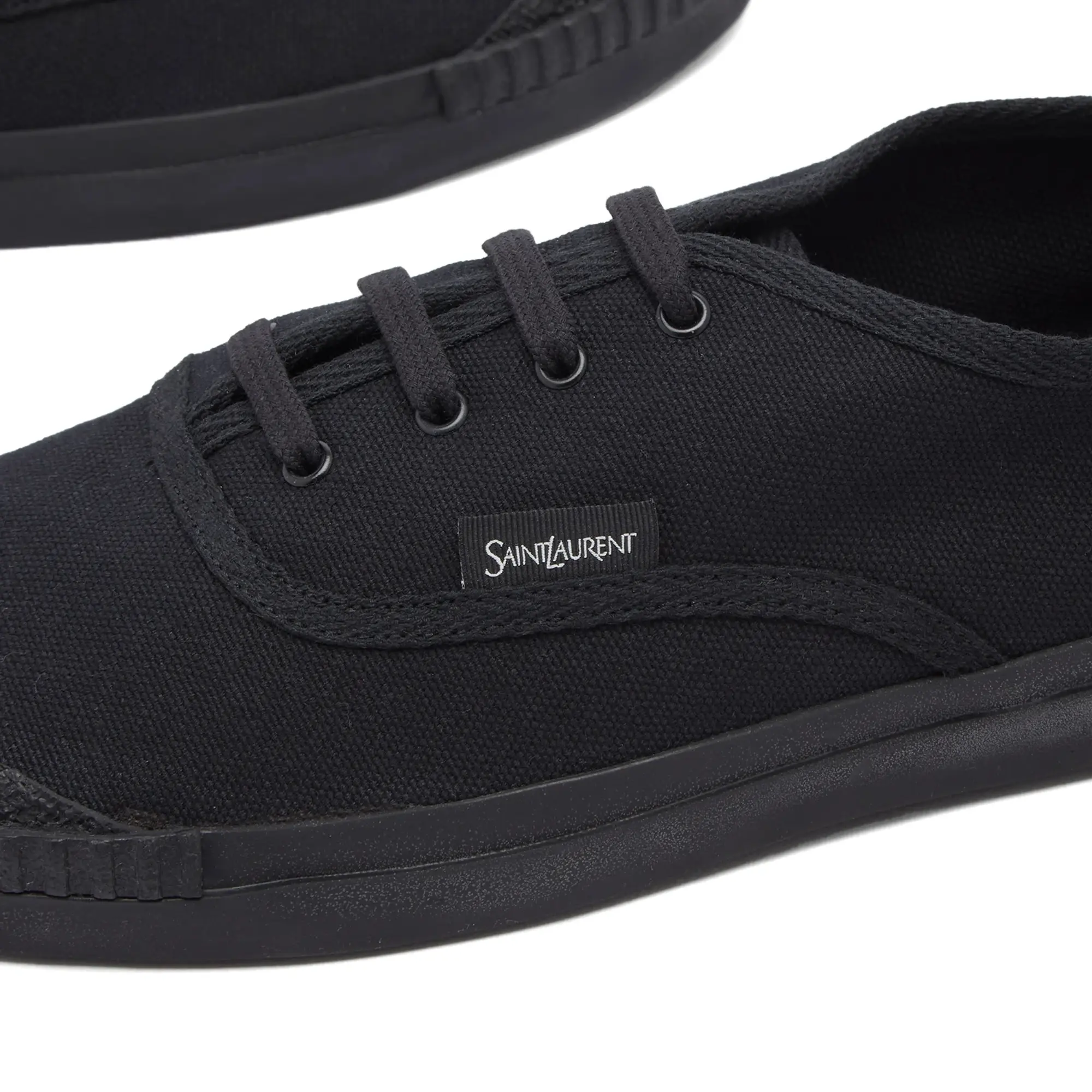Saint Laurent Men's Verano Canvas Plimsole Black