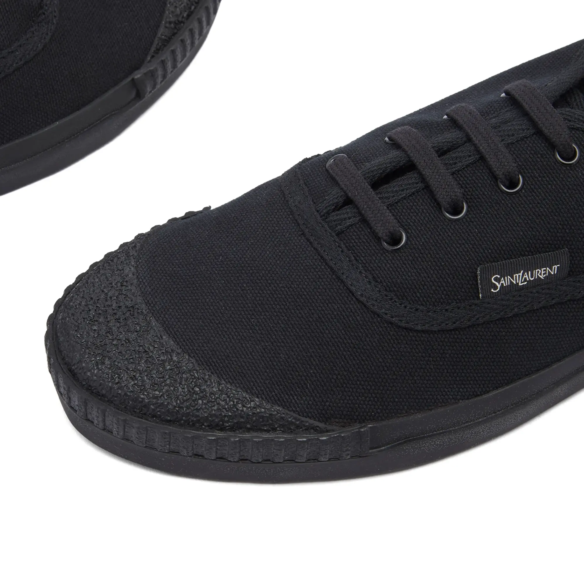 Saint Laurent Men's Verano Canvas Plimsole Black