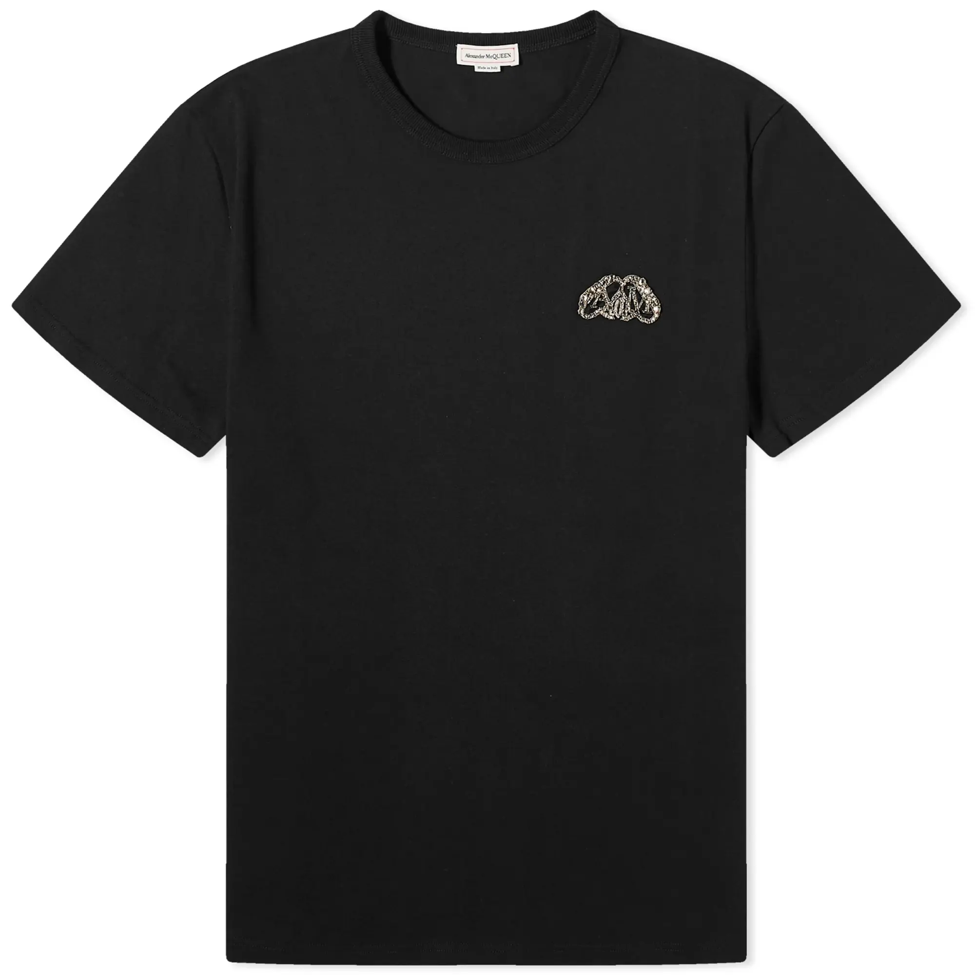 Alexander McQueen Men's Seal Logo T-Shirt Black