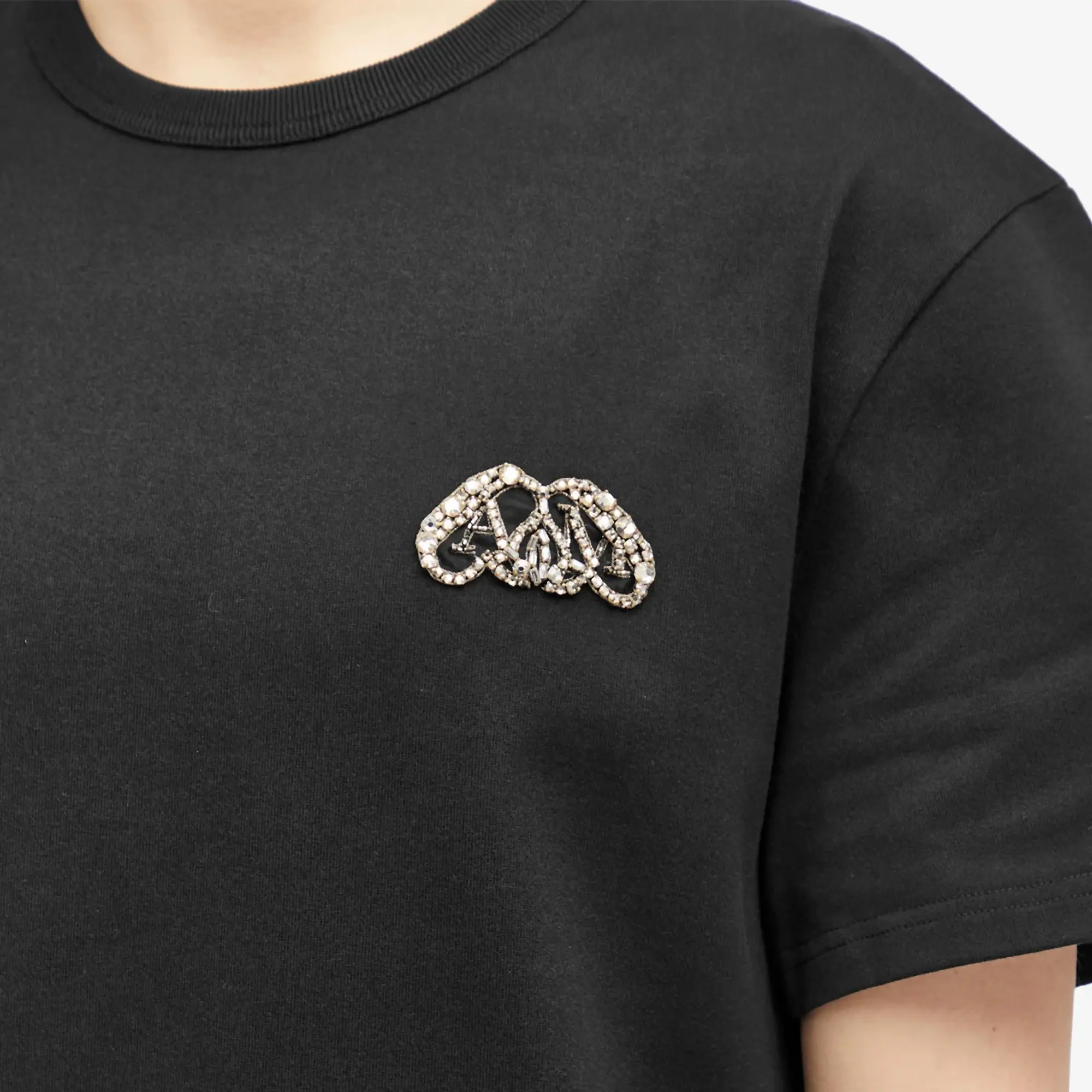 Alexander McQueen Men's Seal Logo T-Shirt Black