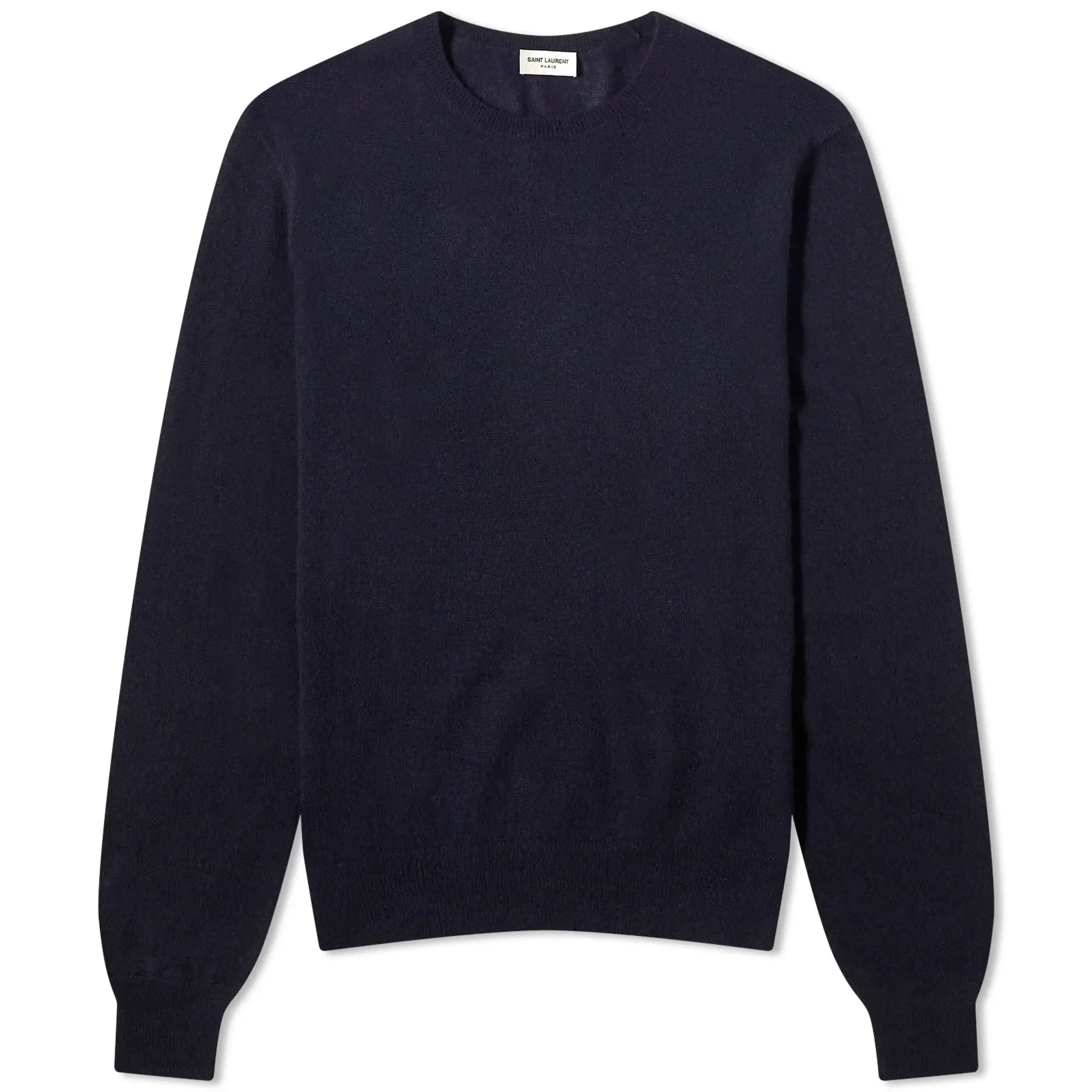 Saint Laurent Men's Cashmere Crew Jumper Blue Night