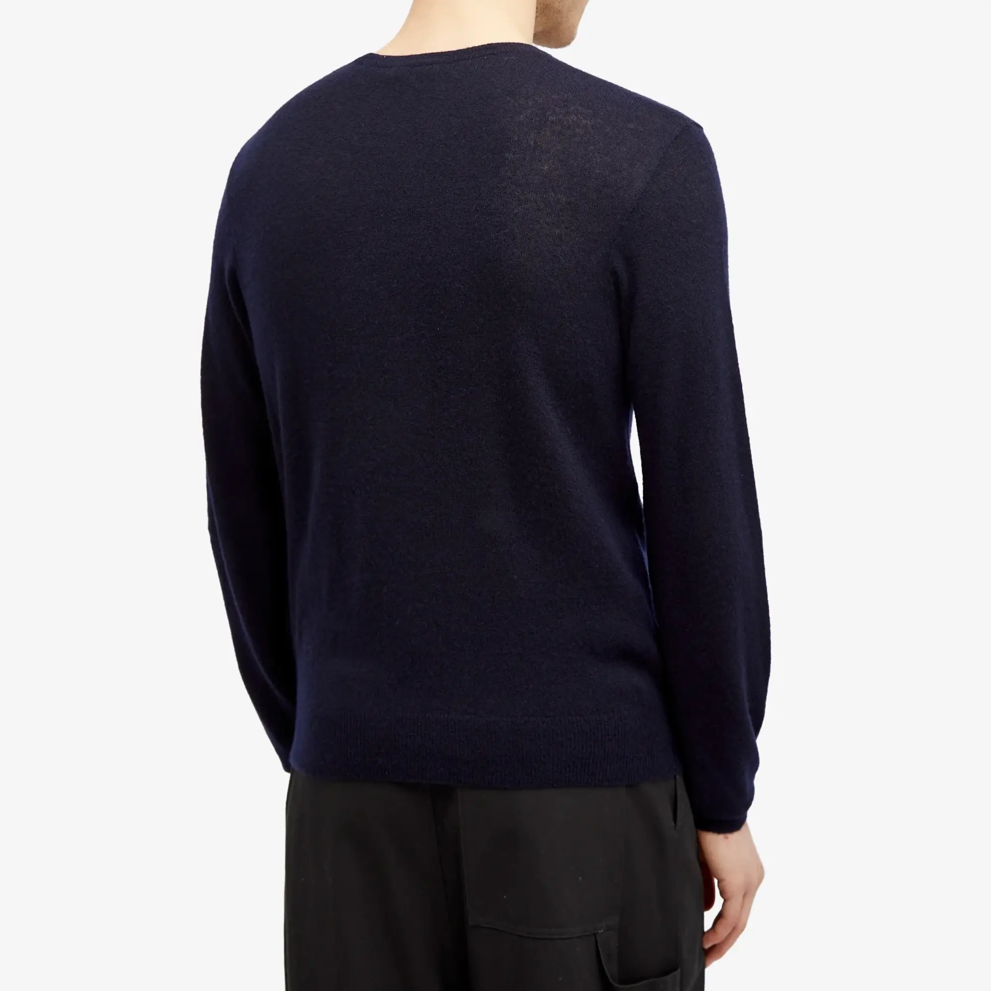 Saint Laurent Men's Cashmere Crew Jumper Blue Night