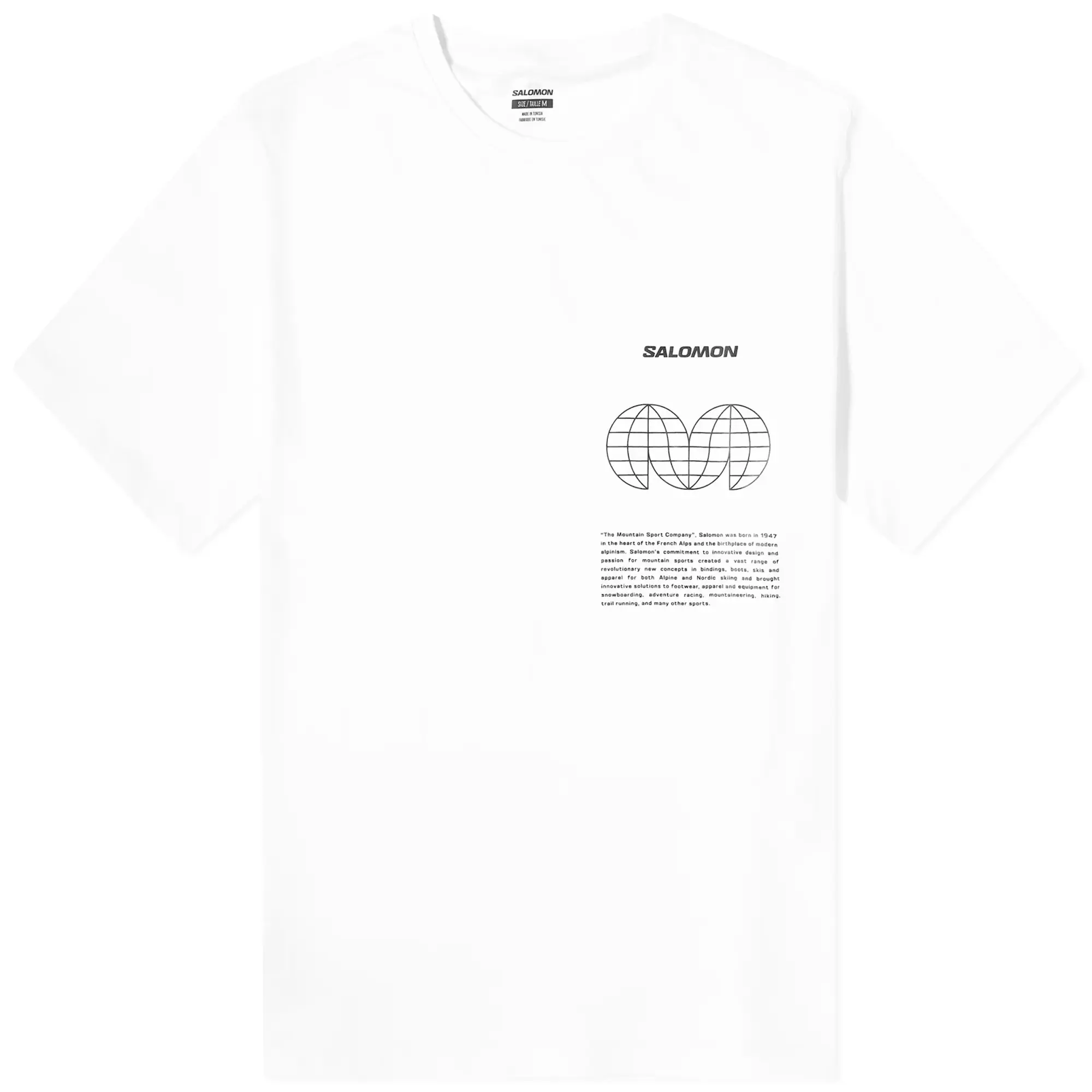 Salomon Men's Globe Graphic SS Tee White