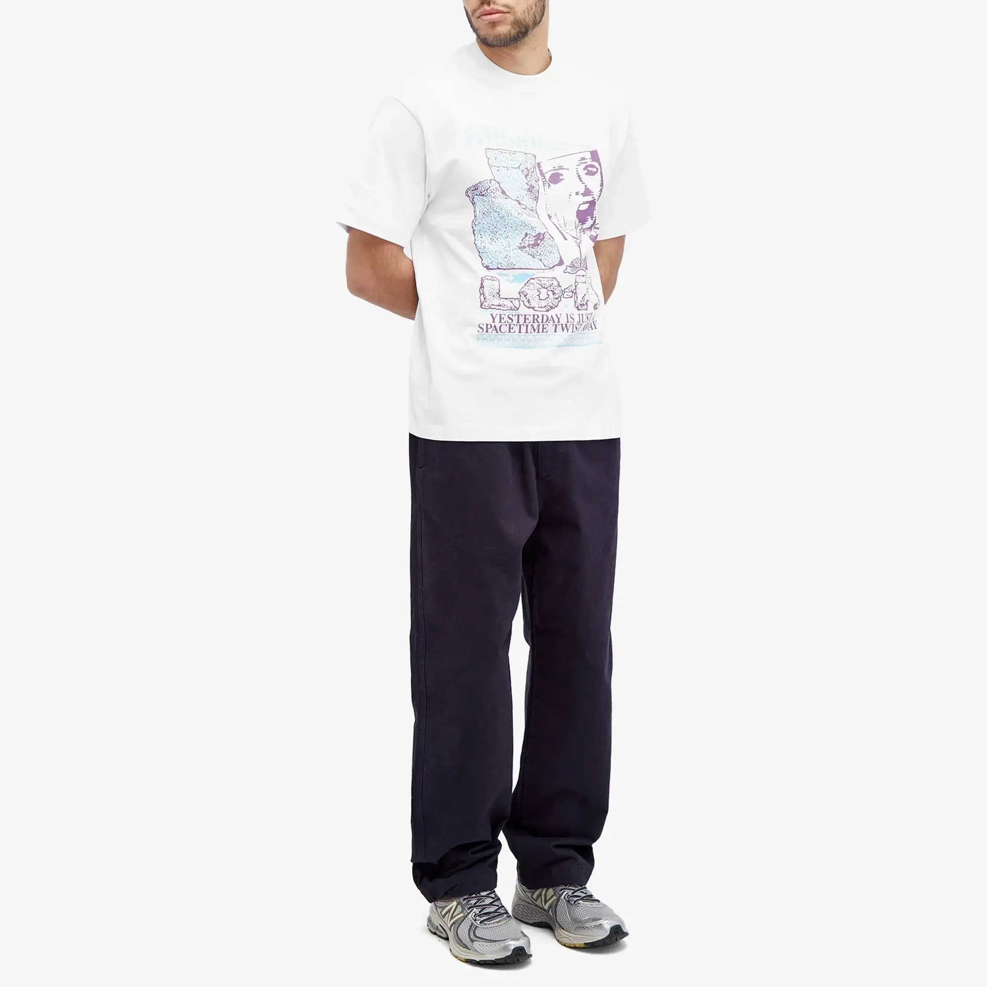 Lo-Fi Men's Yesterday T-Shirt White