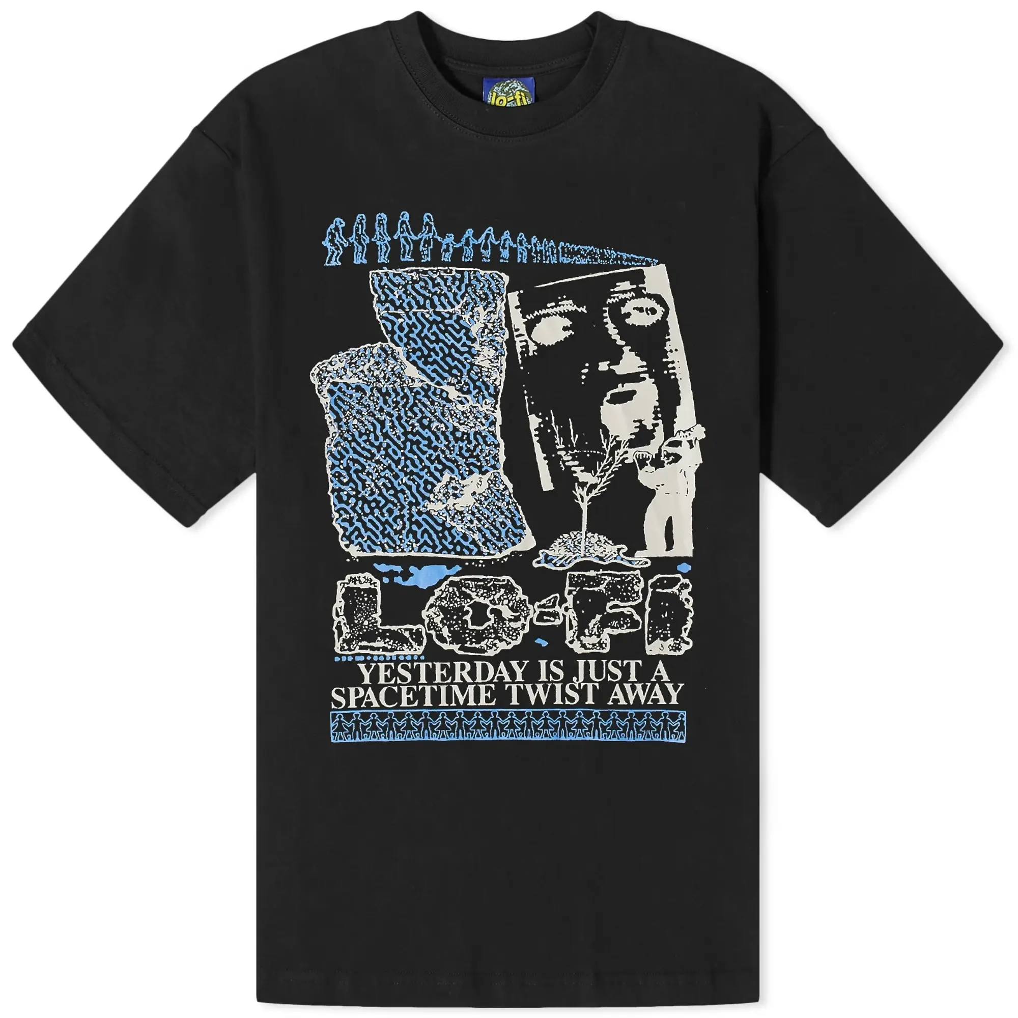 Lo-Fi Men's Yesterday T-Shirt Black
