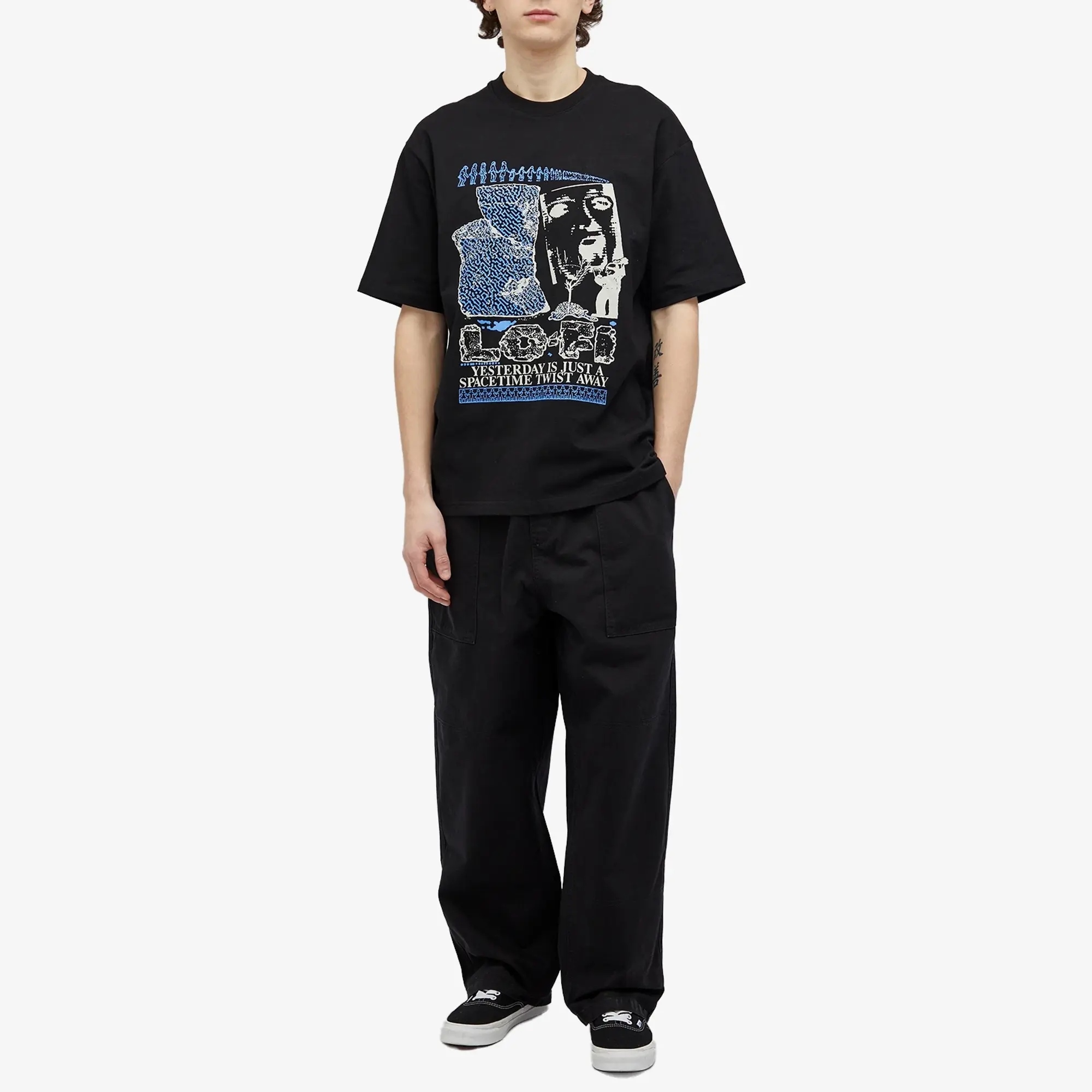 Lo-Fi Men's Yesterday T-Shirt Black