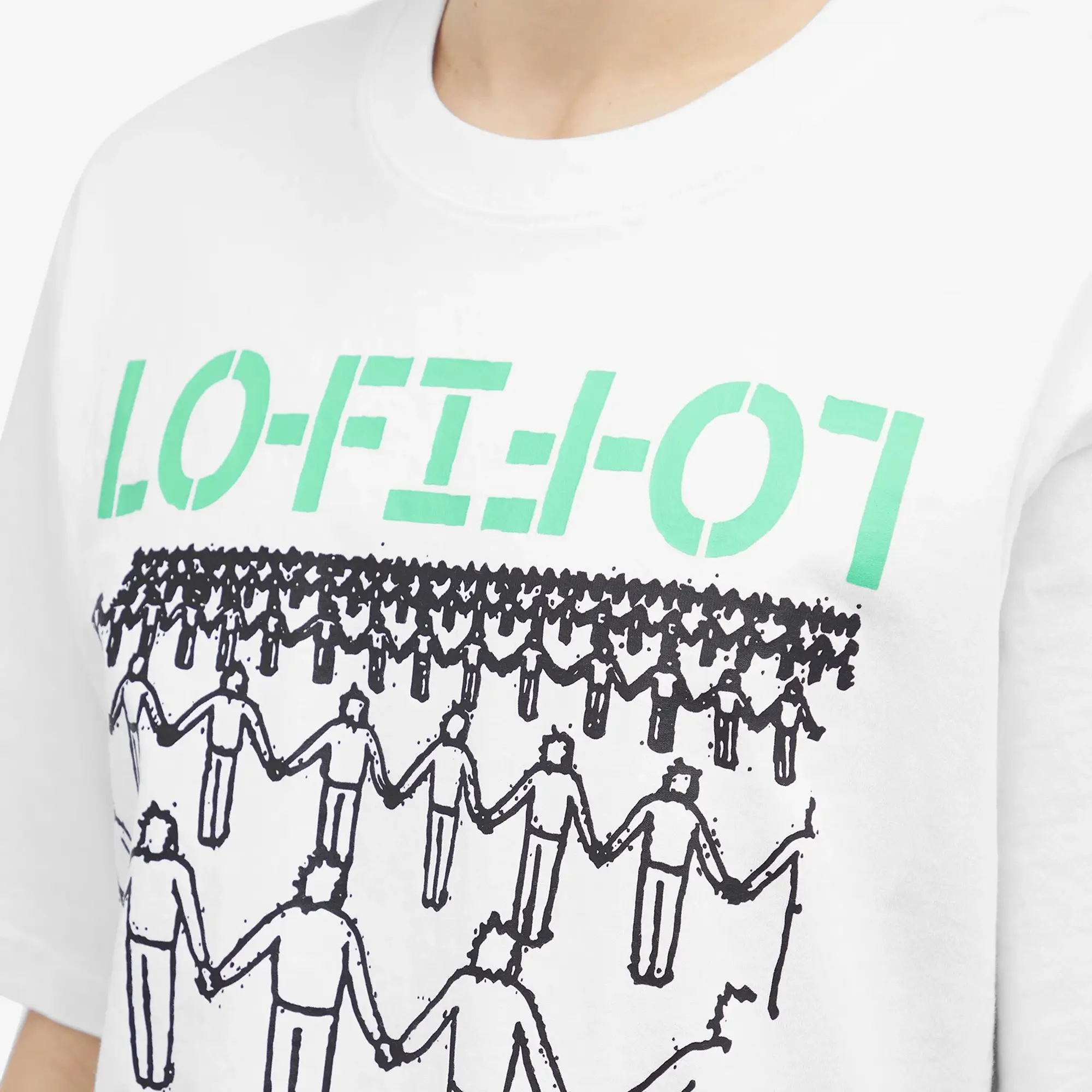 Lo-Fi Men's Leader T-Shirt White