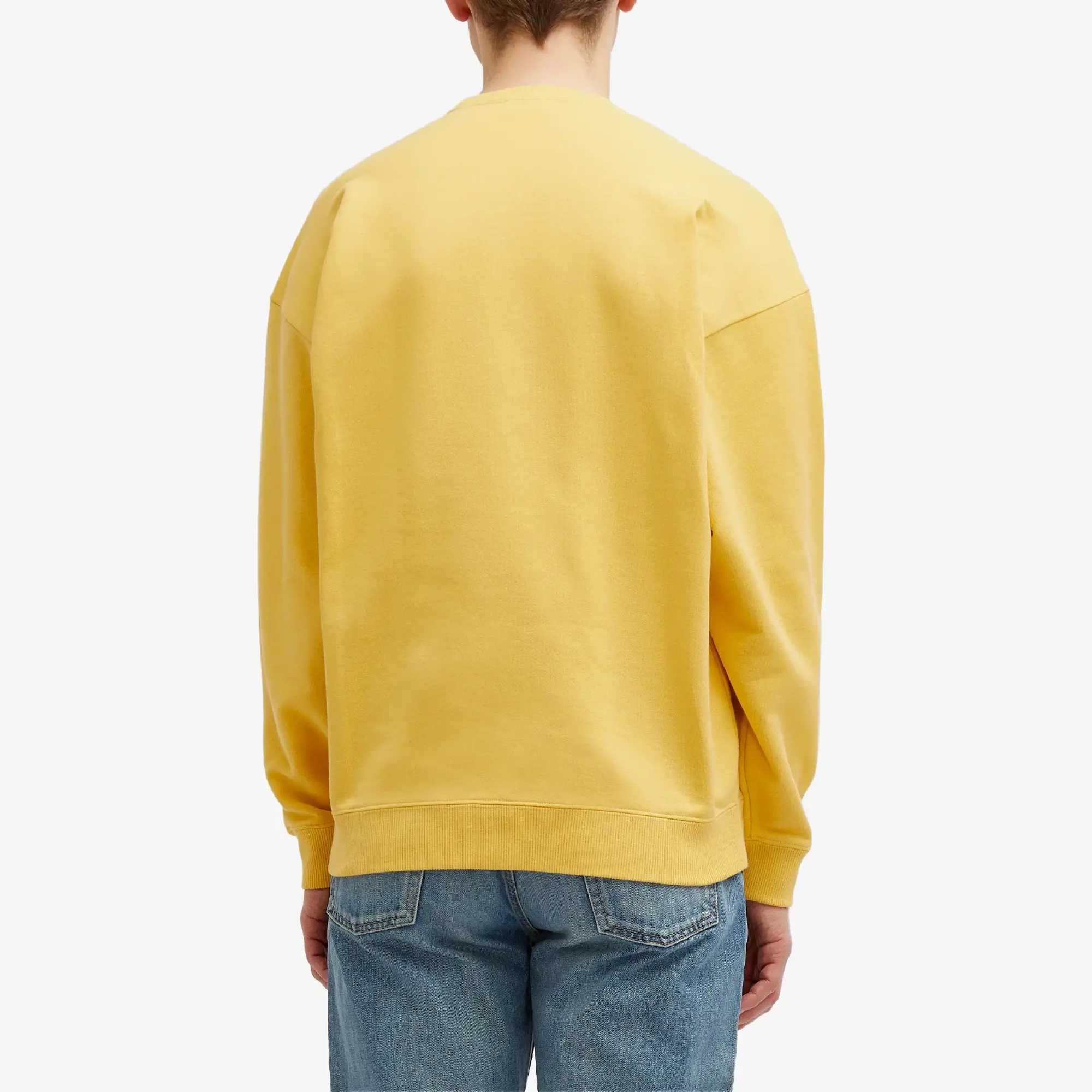 Saint Laurent Men's Logo Sweatshirt Yellow/Natural
