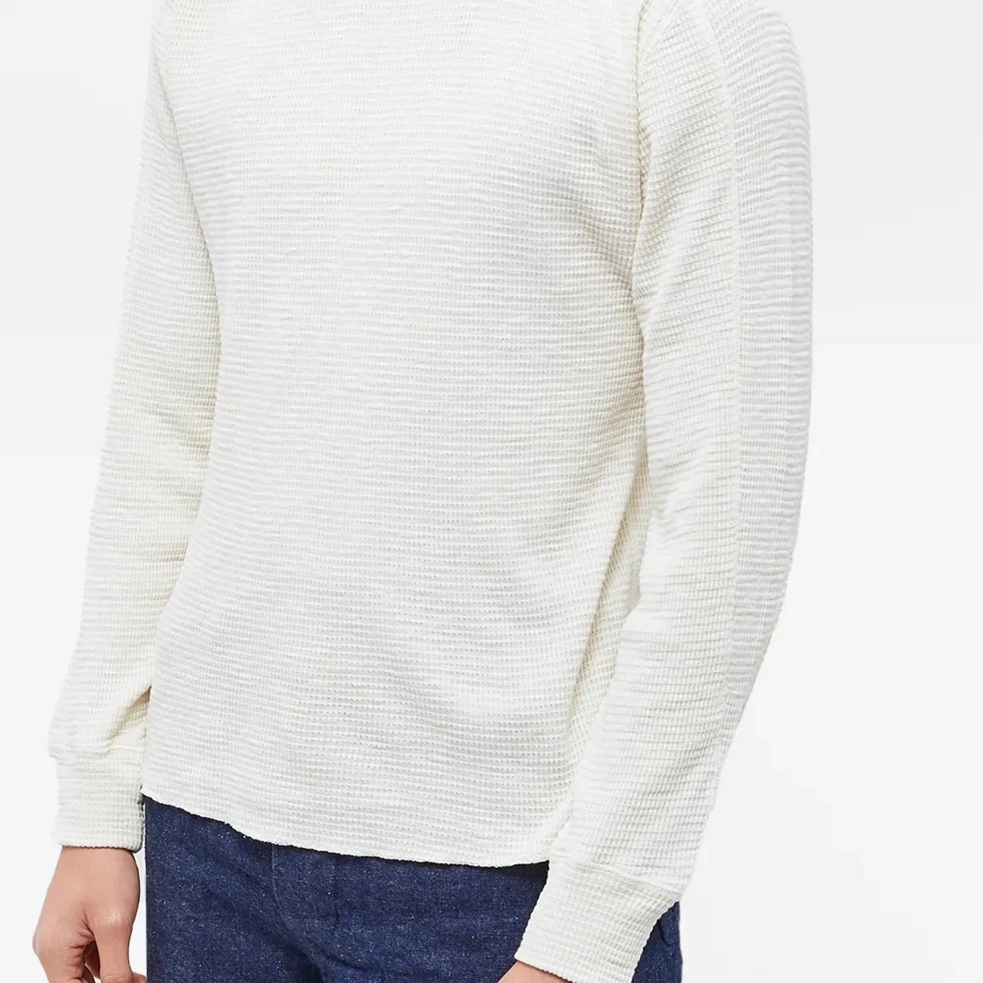 Ralph Lauren RRL Men's Long Sleeve T-Shirt Paper White
